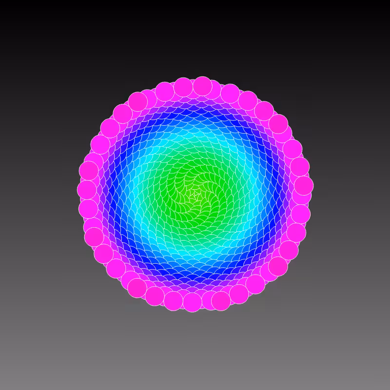 RAINBOW FLOWERS #35