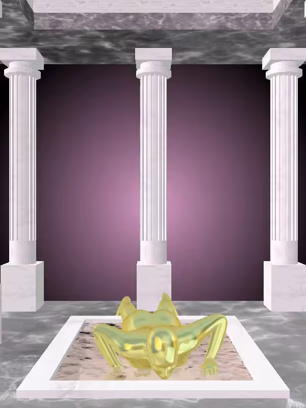 The Athletic Green-Golden Goblet Woman #5312