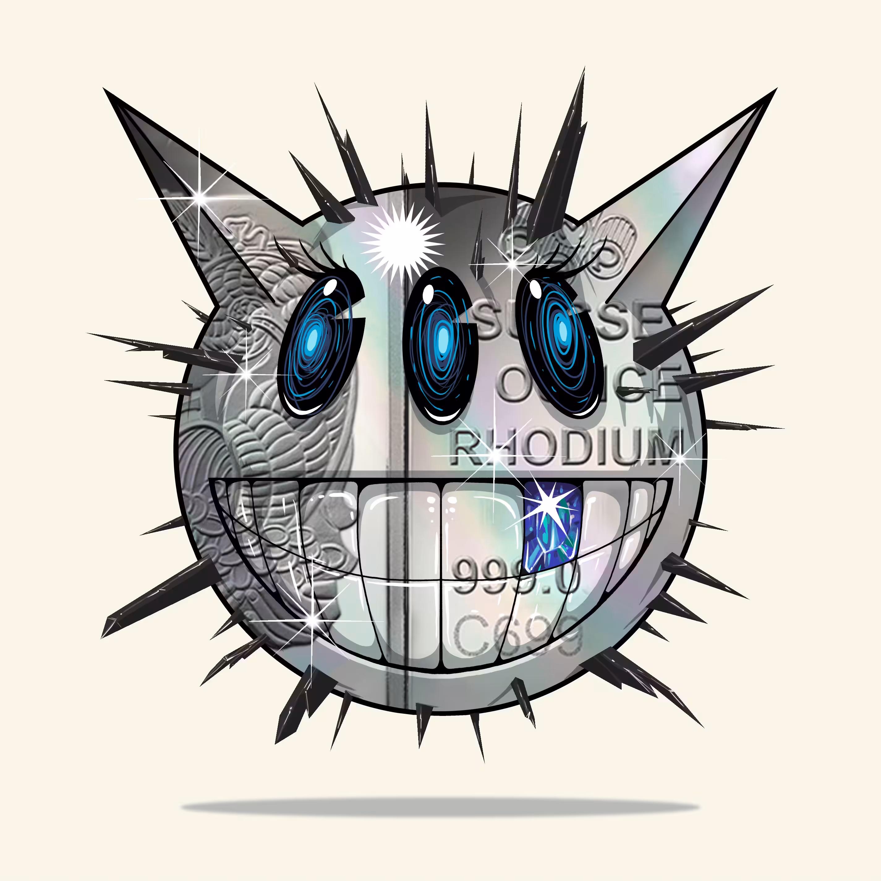 Exquisite Rhodium Sotofish