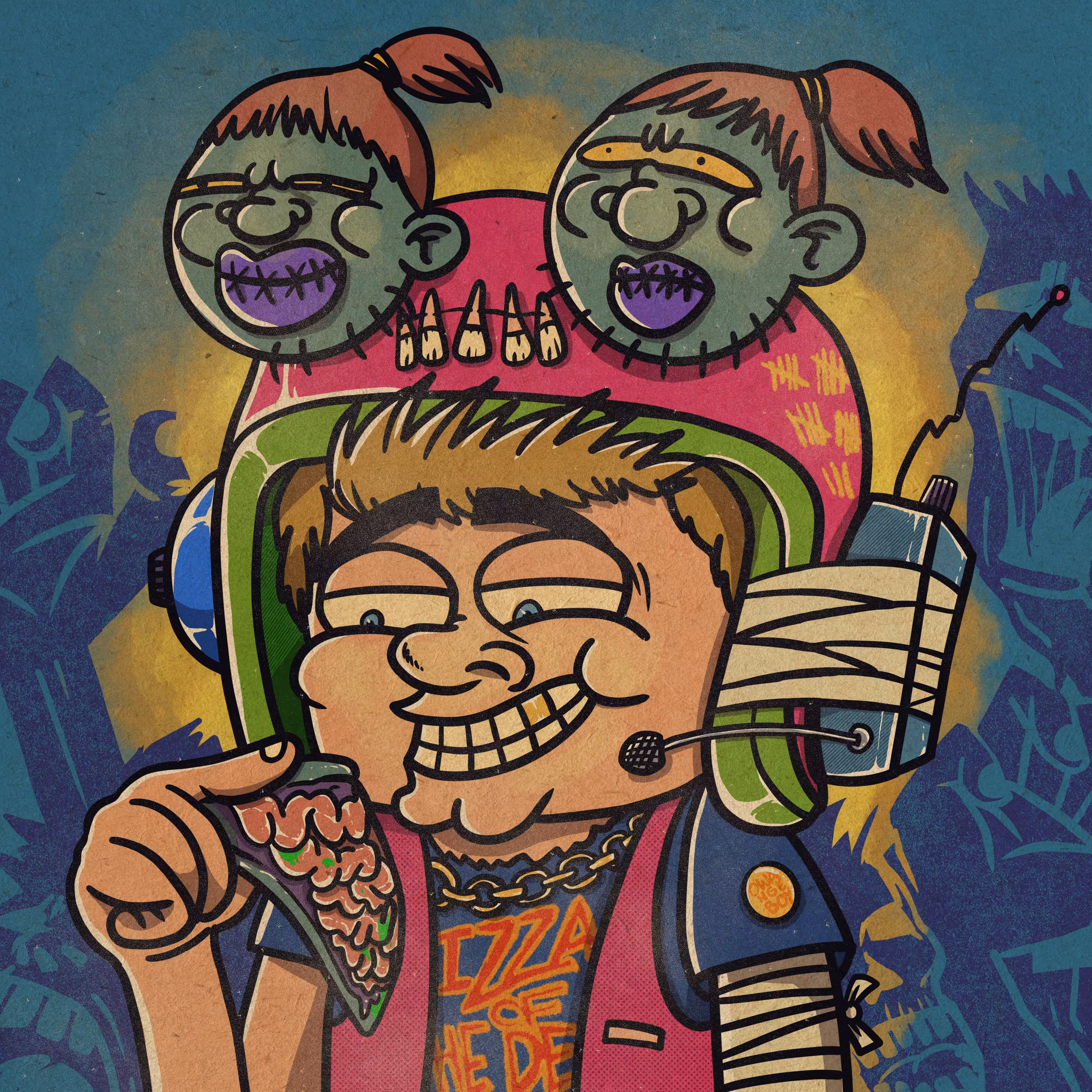 owangeboy and frens #78 - pizza slayer jr. by Naremaru