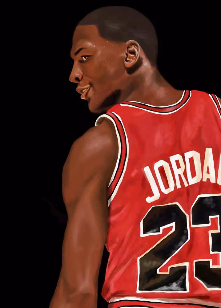 Michael Jordan Epic Look Illustration #1
