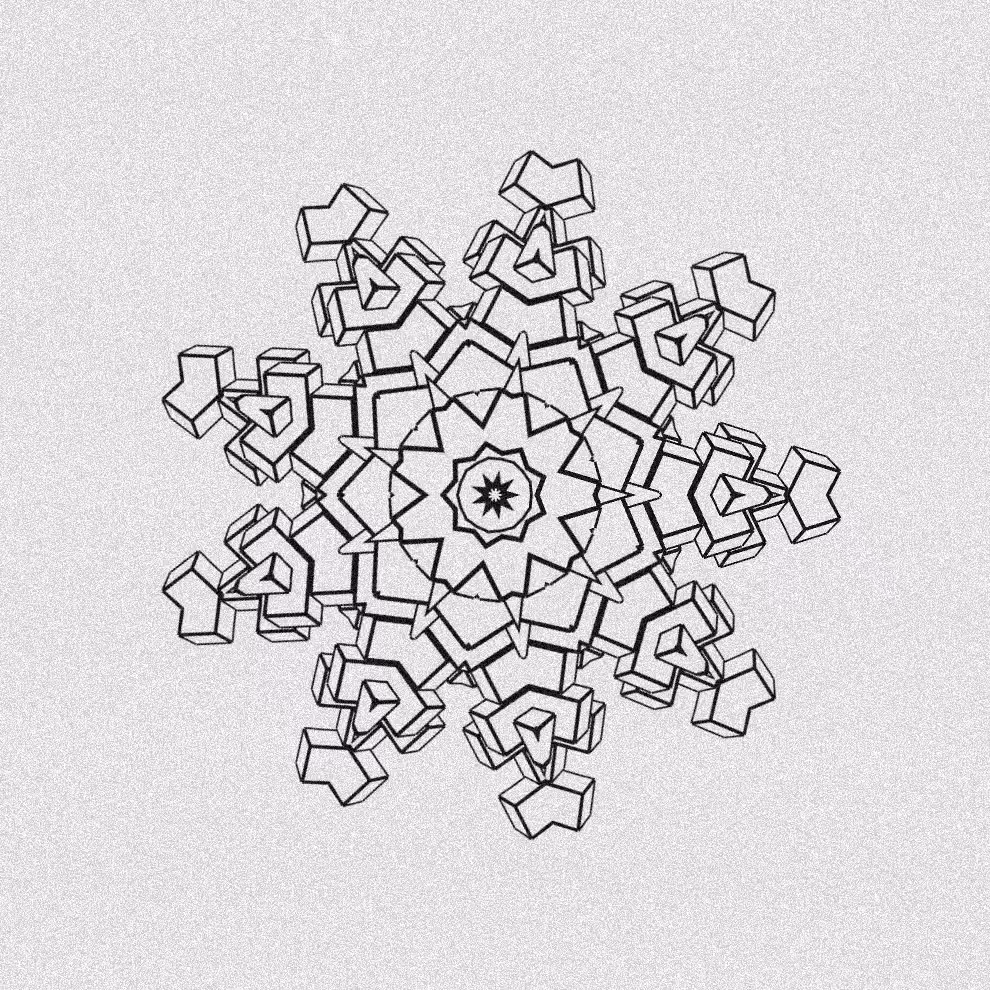 Monochrome Kaleido #321