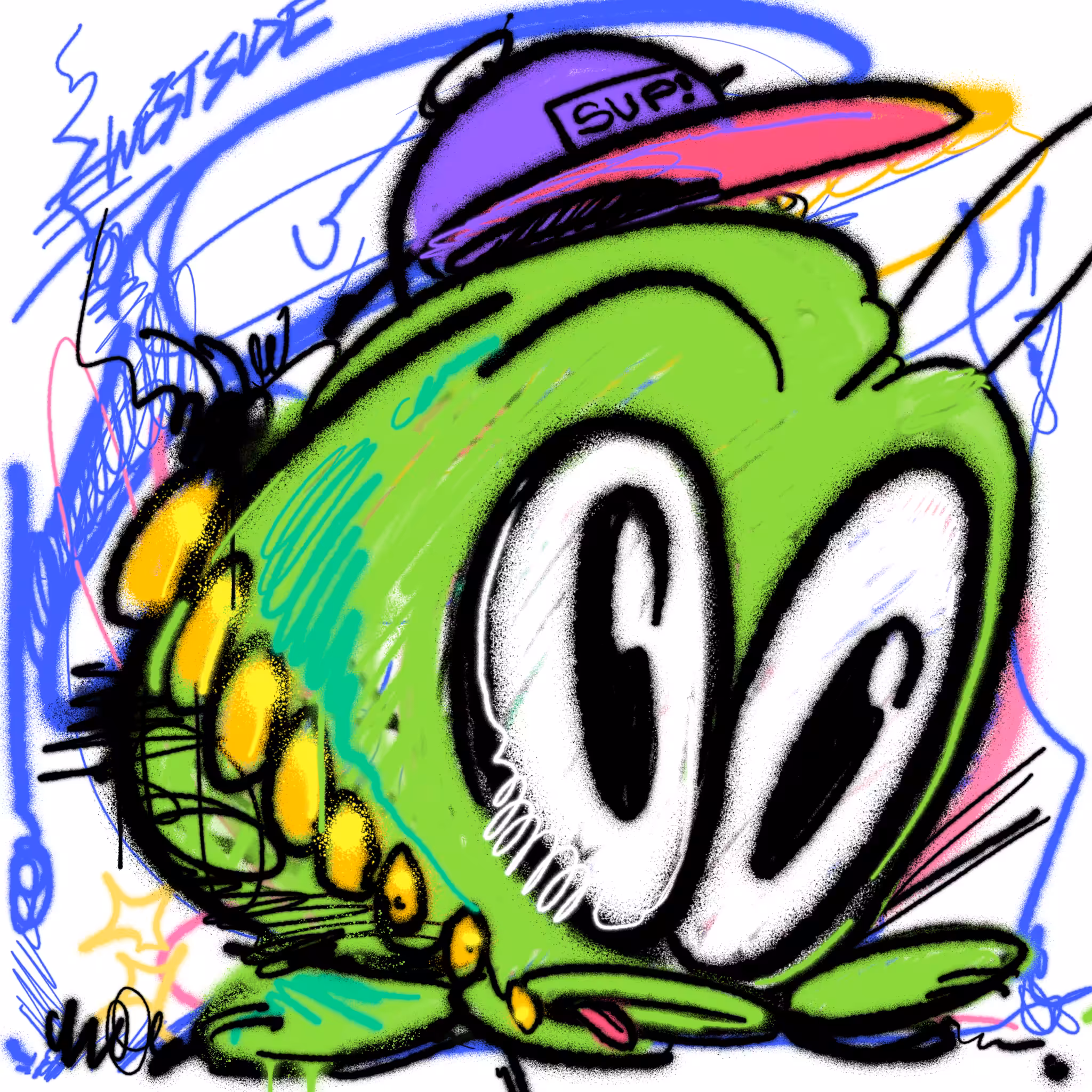 Dat frog...