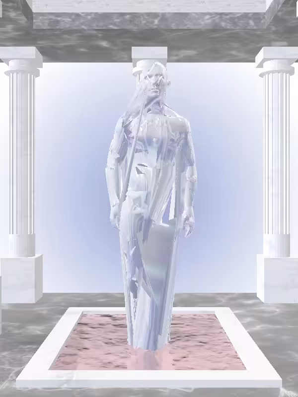 HeavenComputer: The Jumping Melted Blue Man #4767