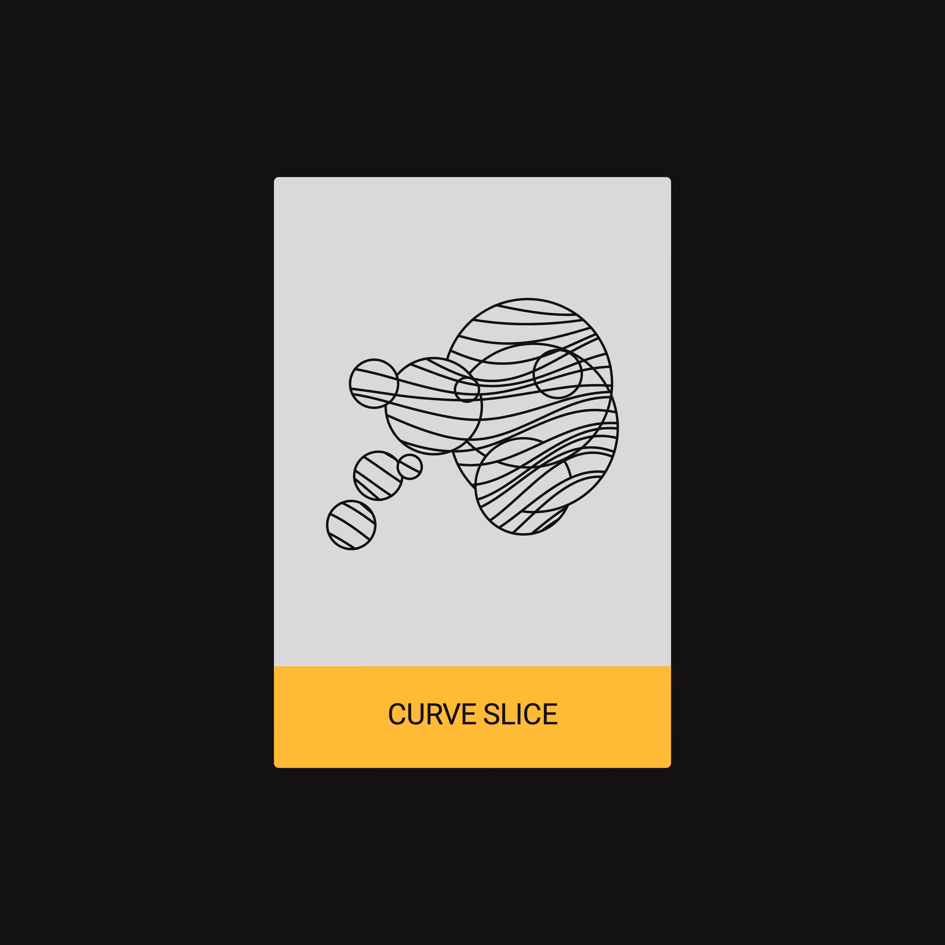 CURVE SLICE (ALGORITHM) [ART CARDZ]