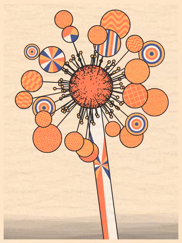 Abstract Dandelion #21