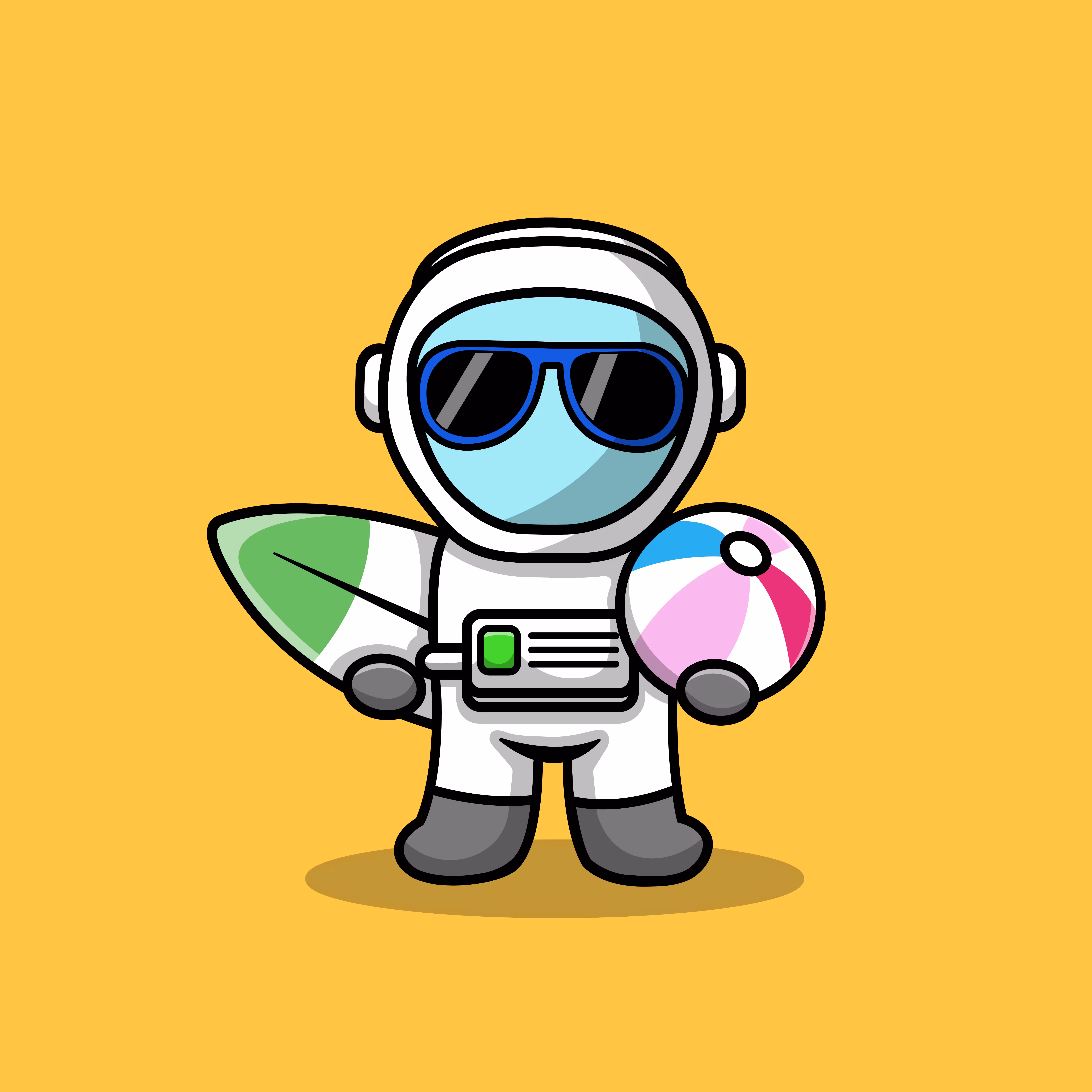 Cute Astronaut Summer