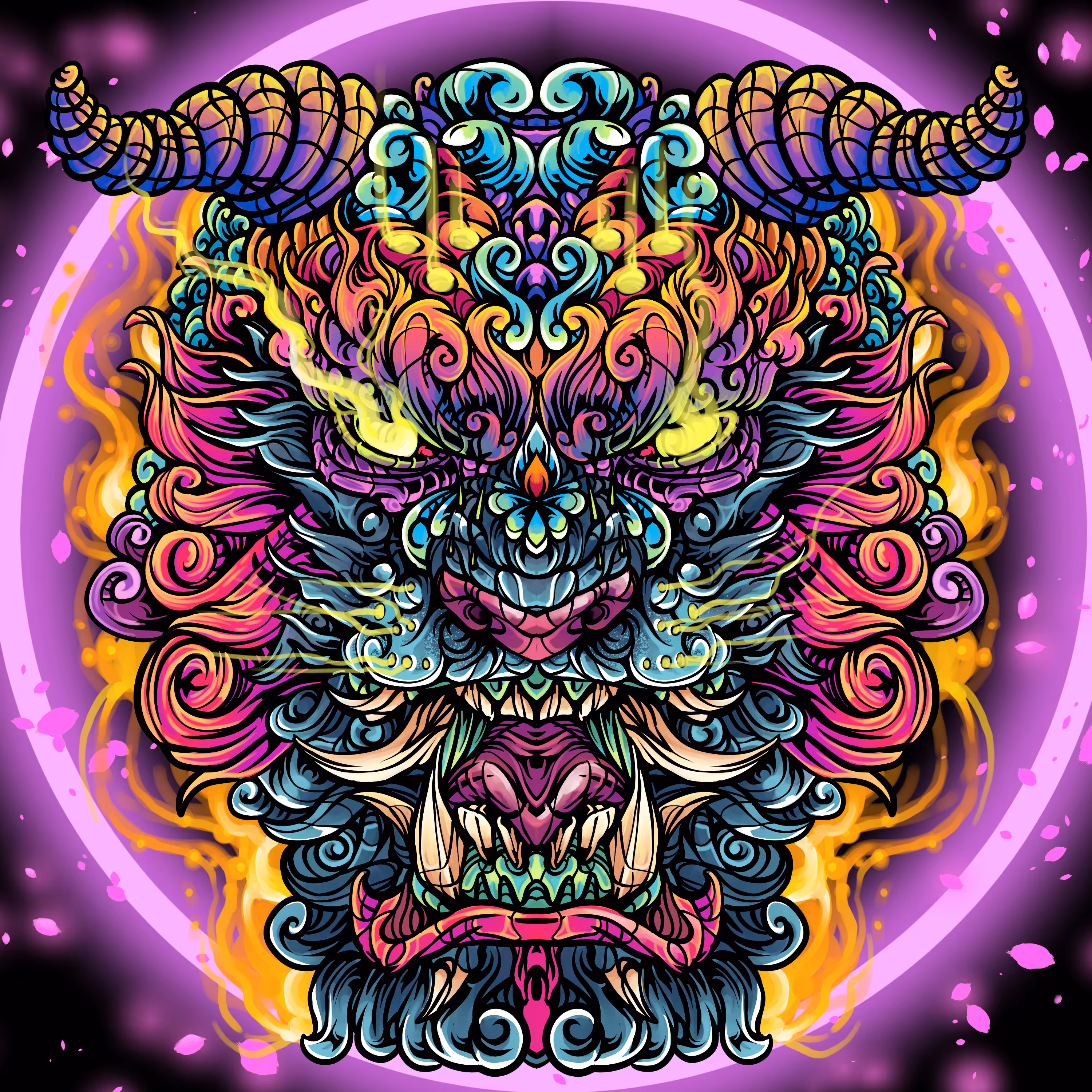 Lion ornament