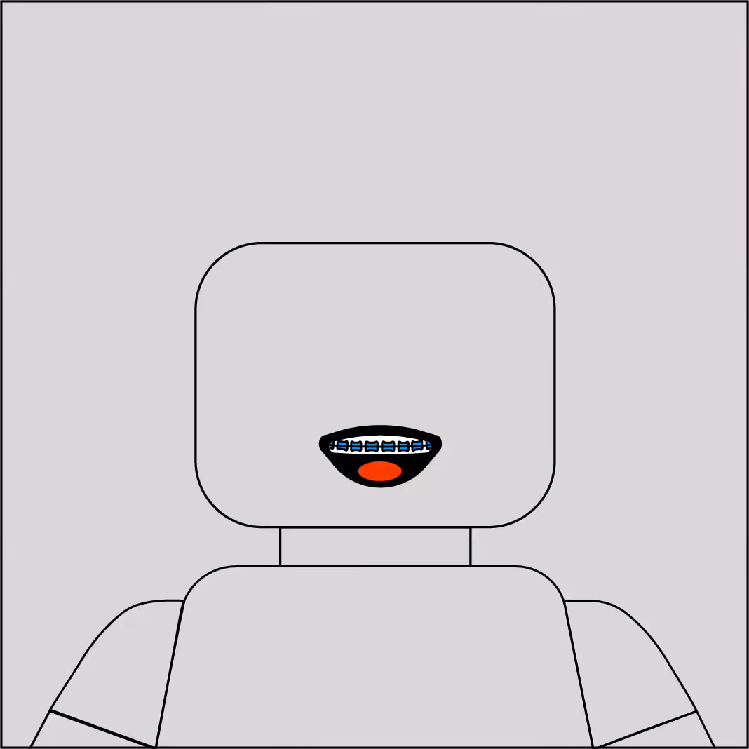 tzMiniFigs Trait Card: Mouth 1