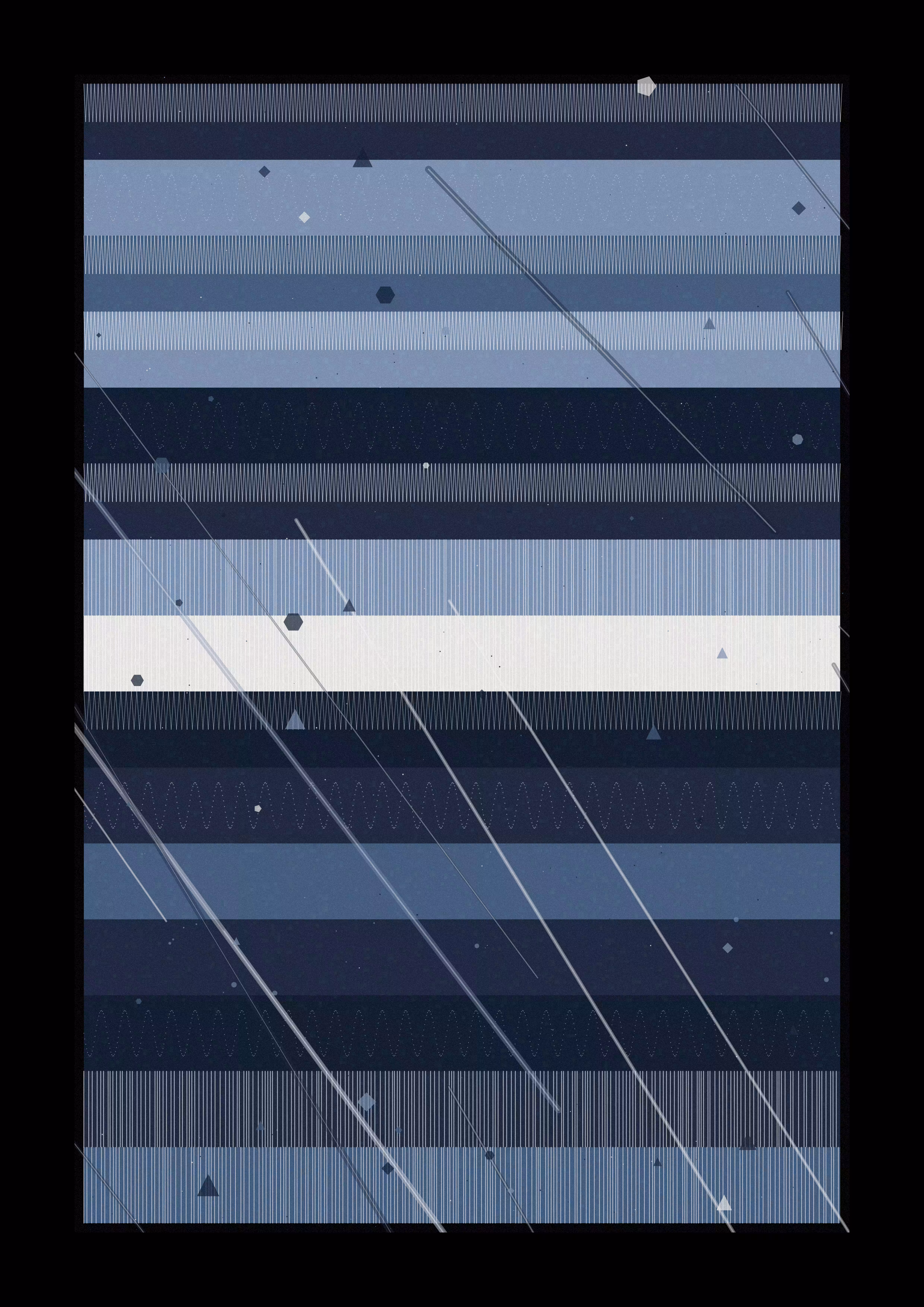 Code & Art: Rhythm of Colored Stripes #3