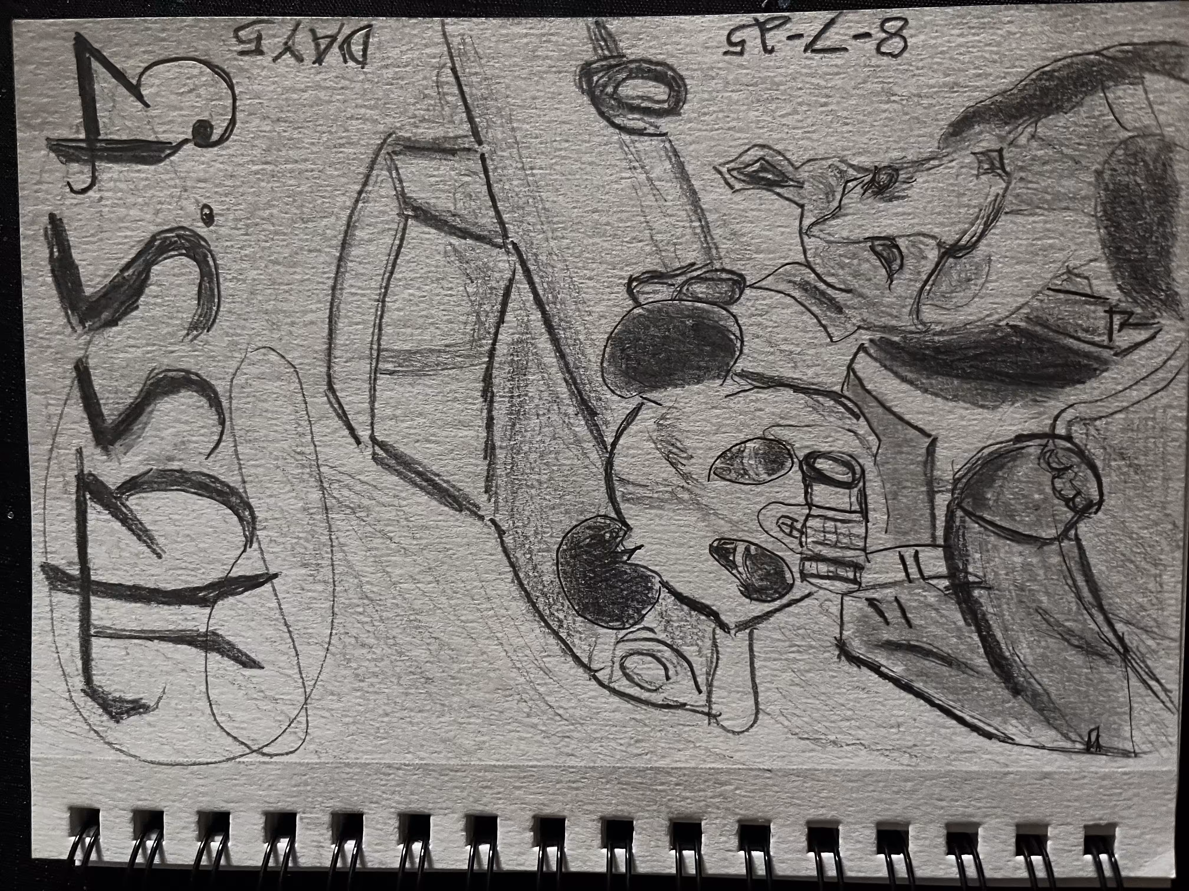 Daily Sketches: Aug 7th Day 5 