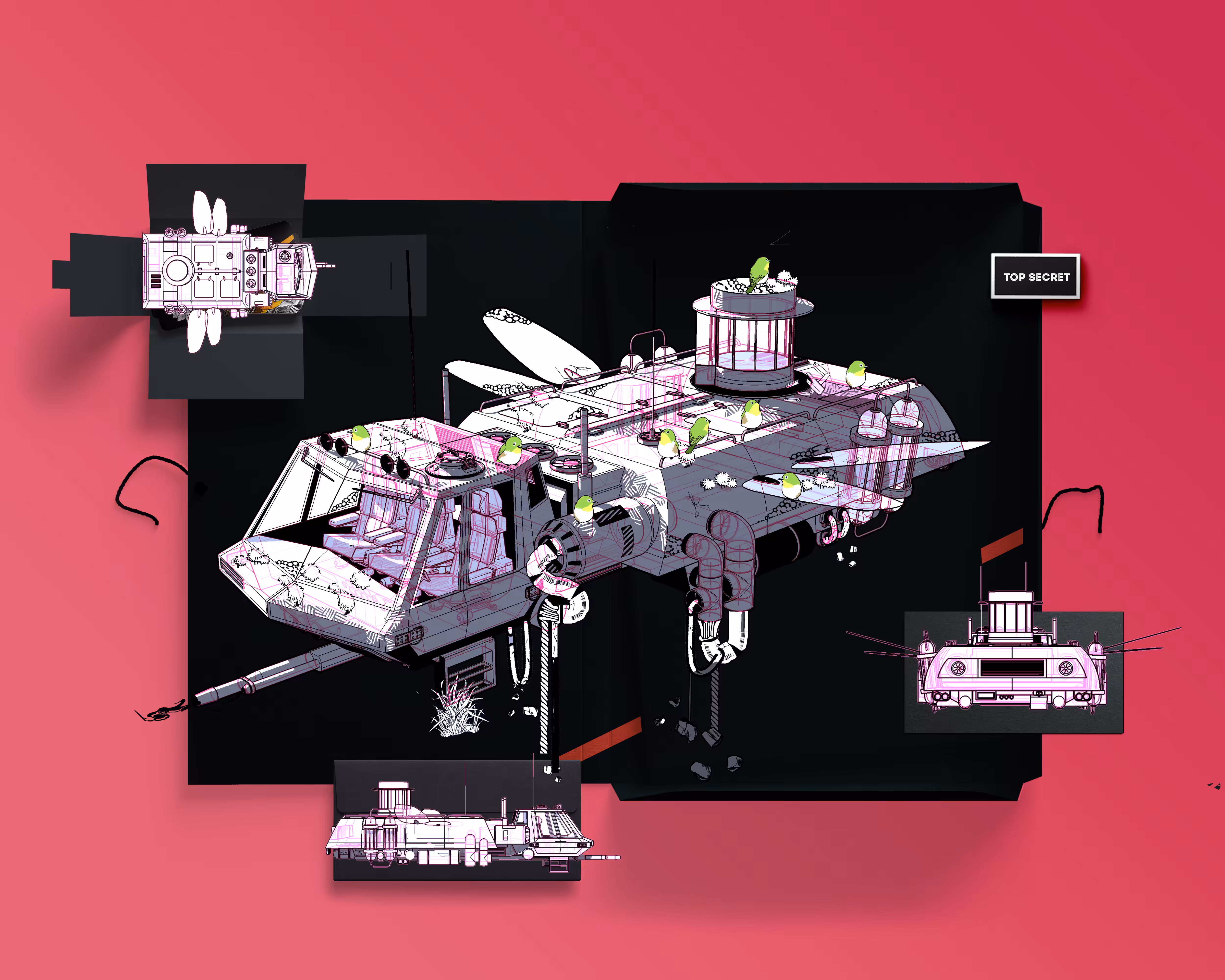 FIRE FLY X-003 BLUEPRINT (TOP SECRET)