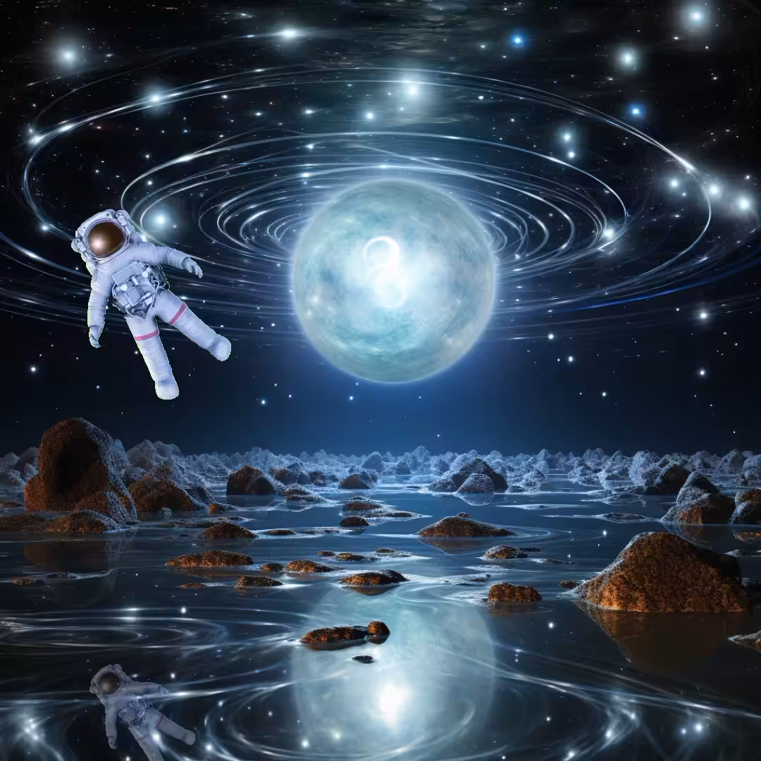 ASTRONAUT AFTER BLACK HOLE OF 🌌 
