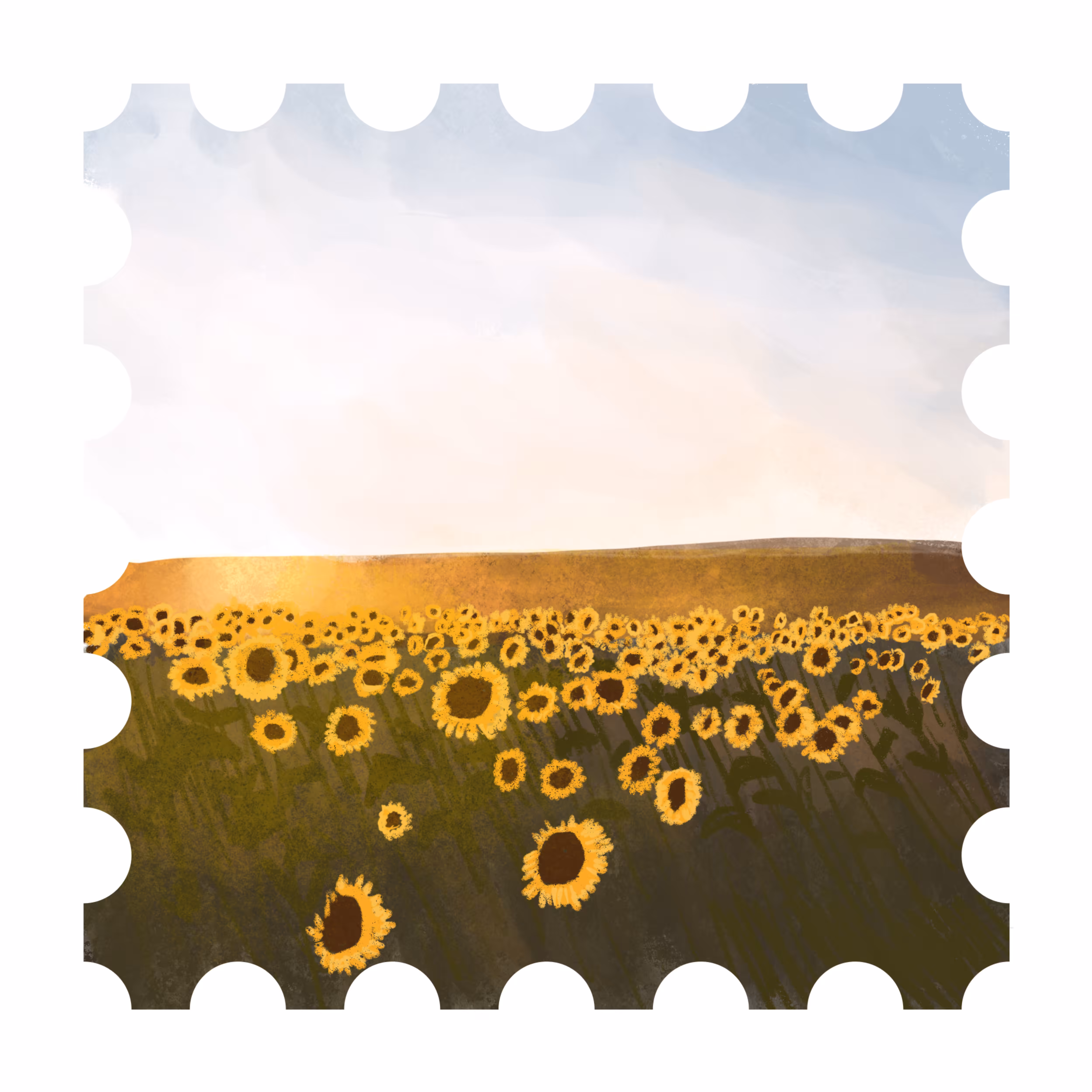 Nature stamp #002