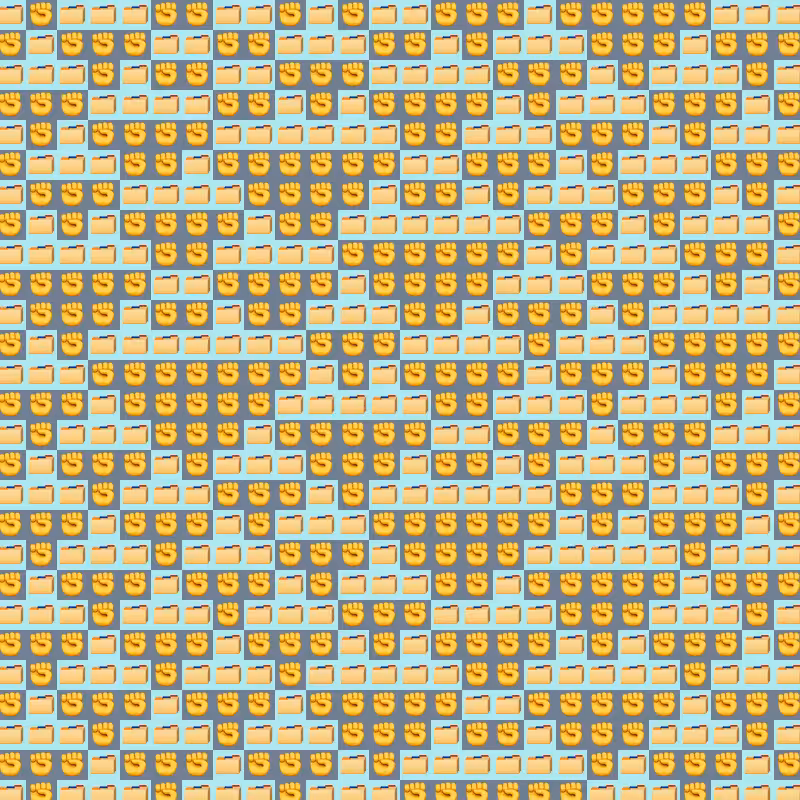 Elementary Cellular Emoji Automata #90