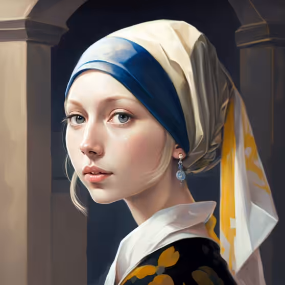 Seduction in a single pearl: A Re-Imagining of Girl with a Pearl Earring