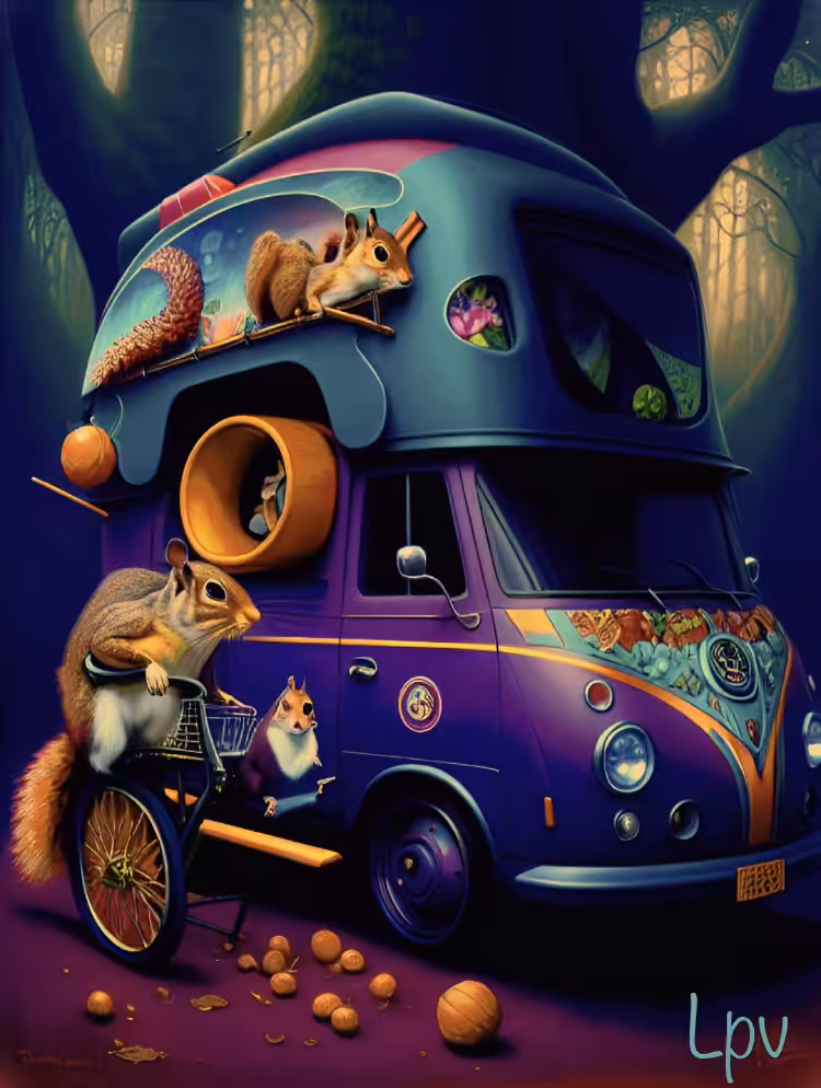The TAZISquirrels Van 🐿️🚙
