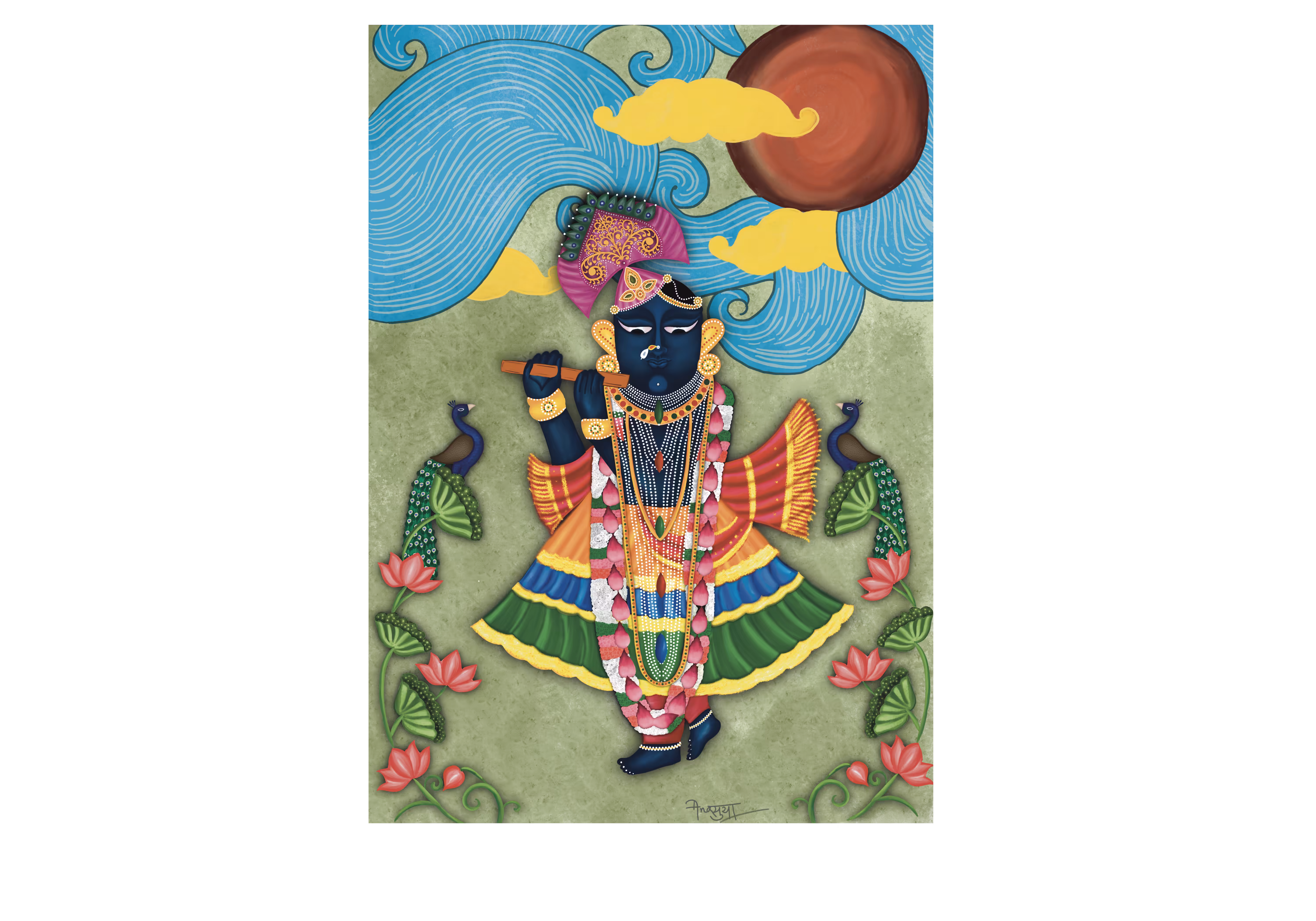 Shreenathji Divine Melody – A Contemporary Pichwai Tribute