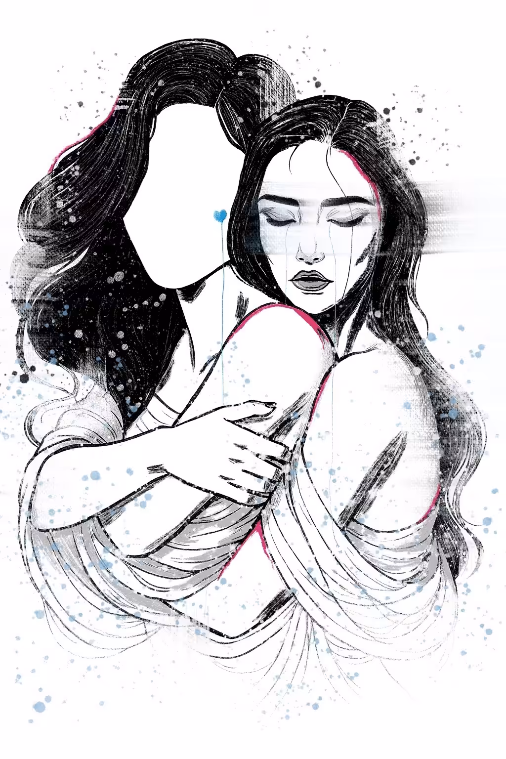 When your paintings hug each other . . .