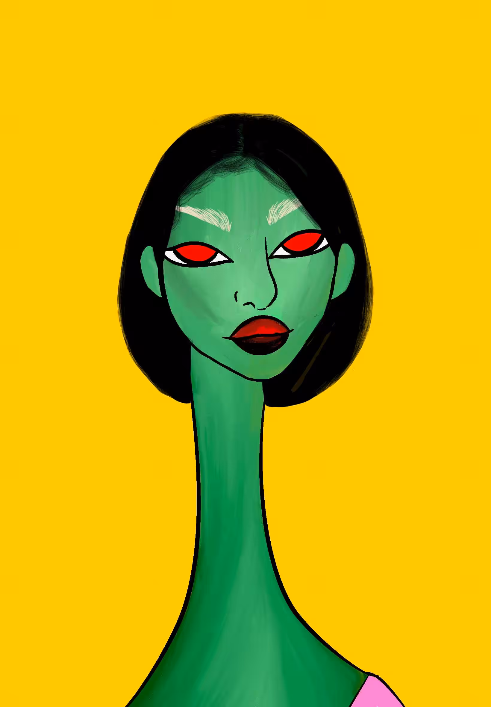 Long Neckie Ladies: Long Neckie Lady #119