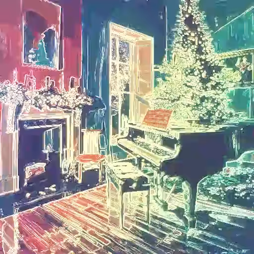 Cathartic Keys: A Christmas Trash Piano Improvisation Journey