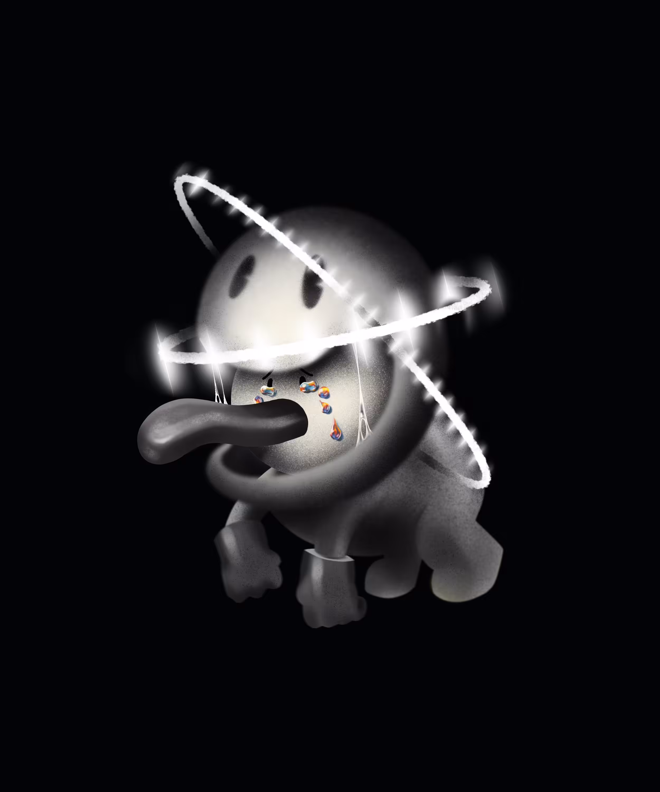 035 Don't cry Sorry for your loss ,Time frozen is here . 