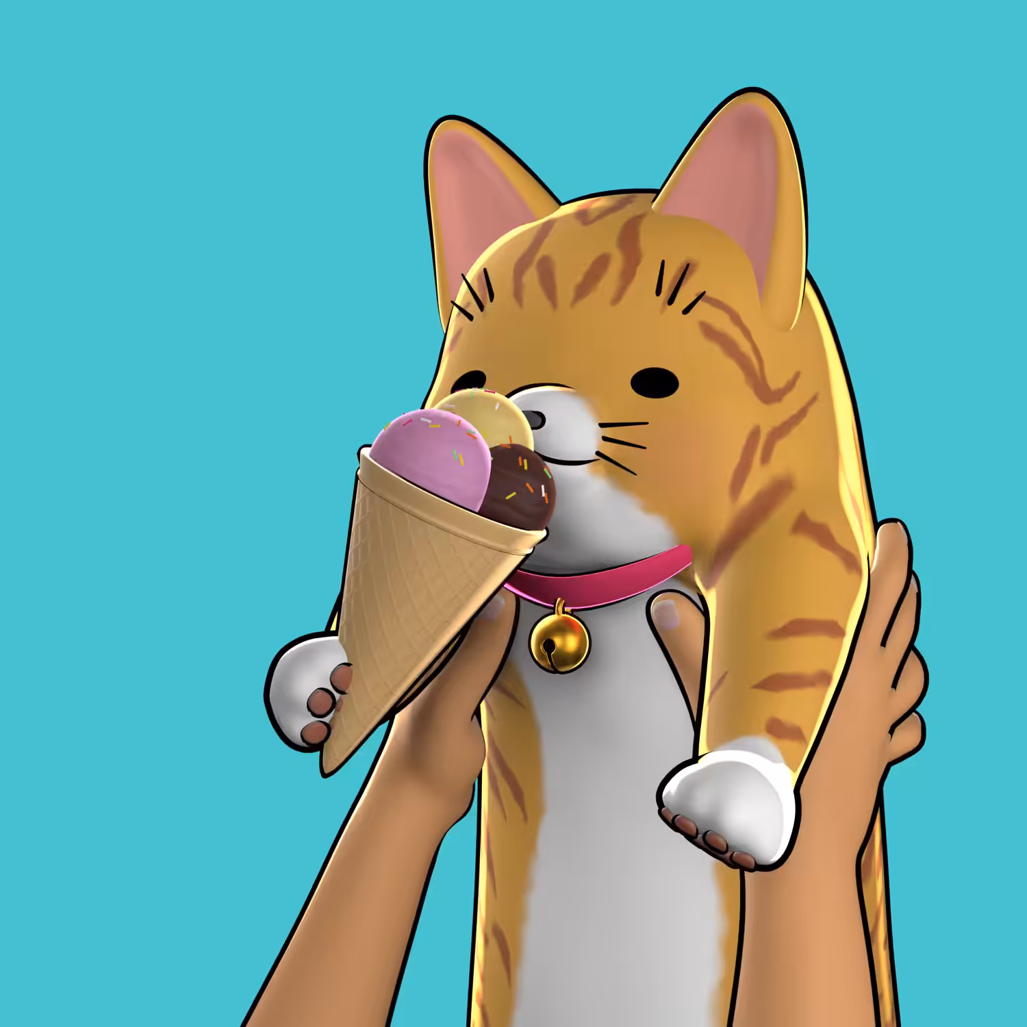 Holding a Cat: #005 Ice Cream