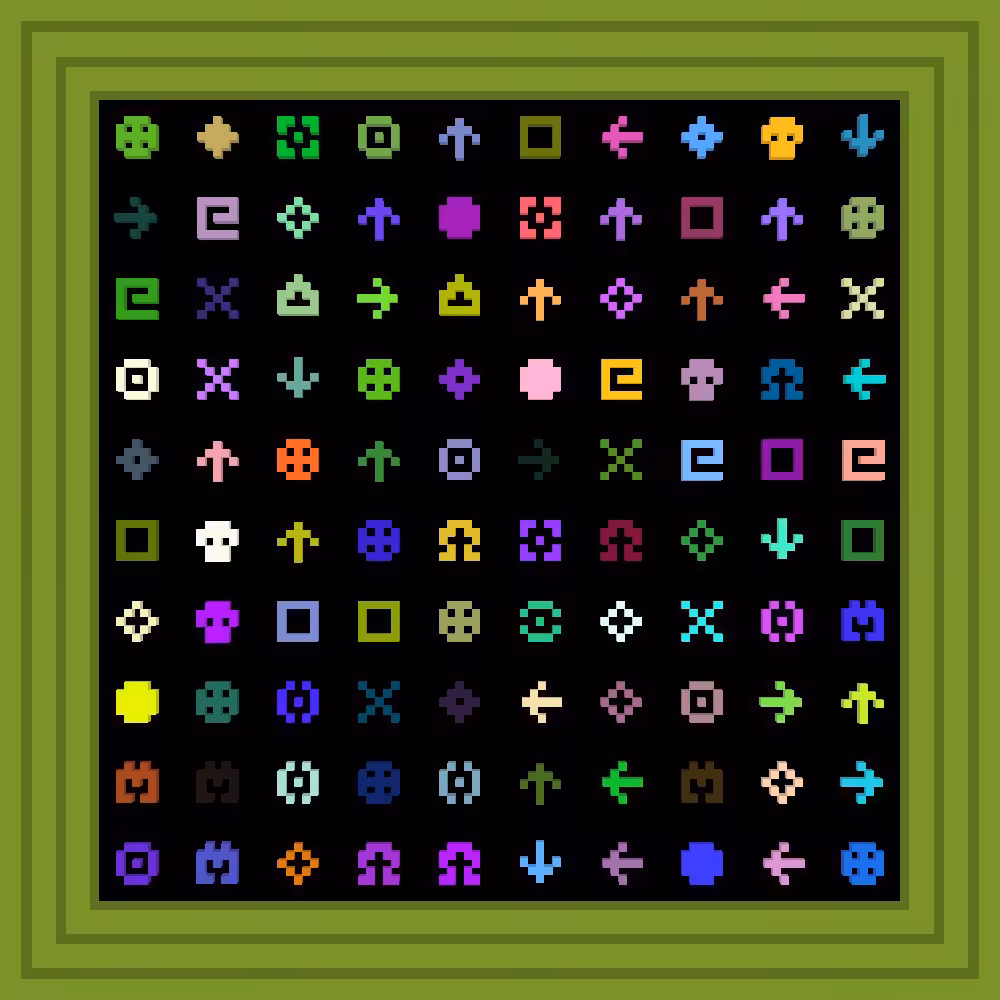 333 :: Procedural Symbols #333/1000