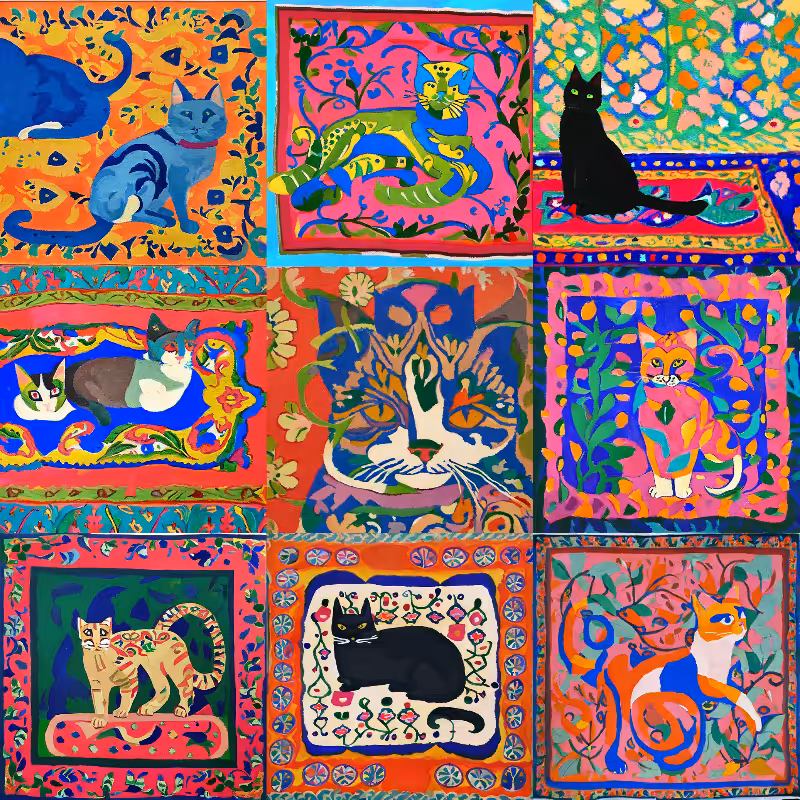 99 Patchworks of 9 Lives #12