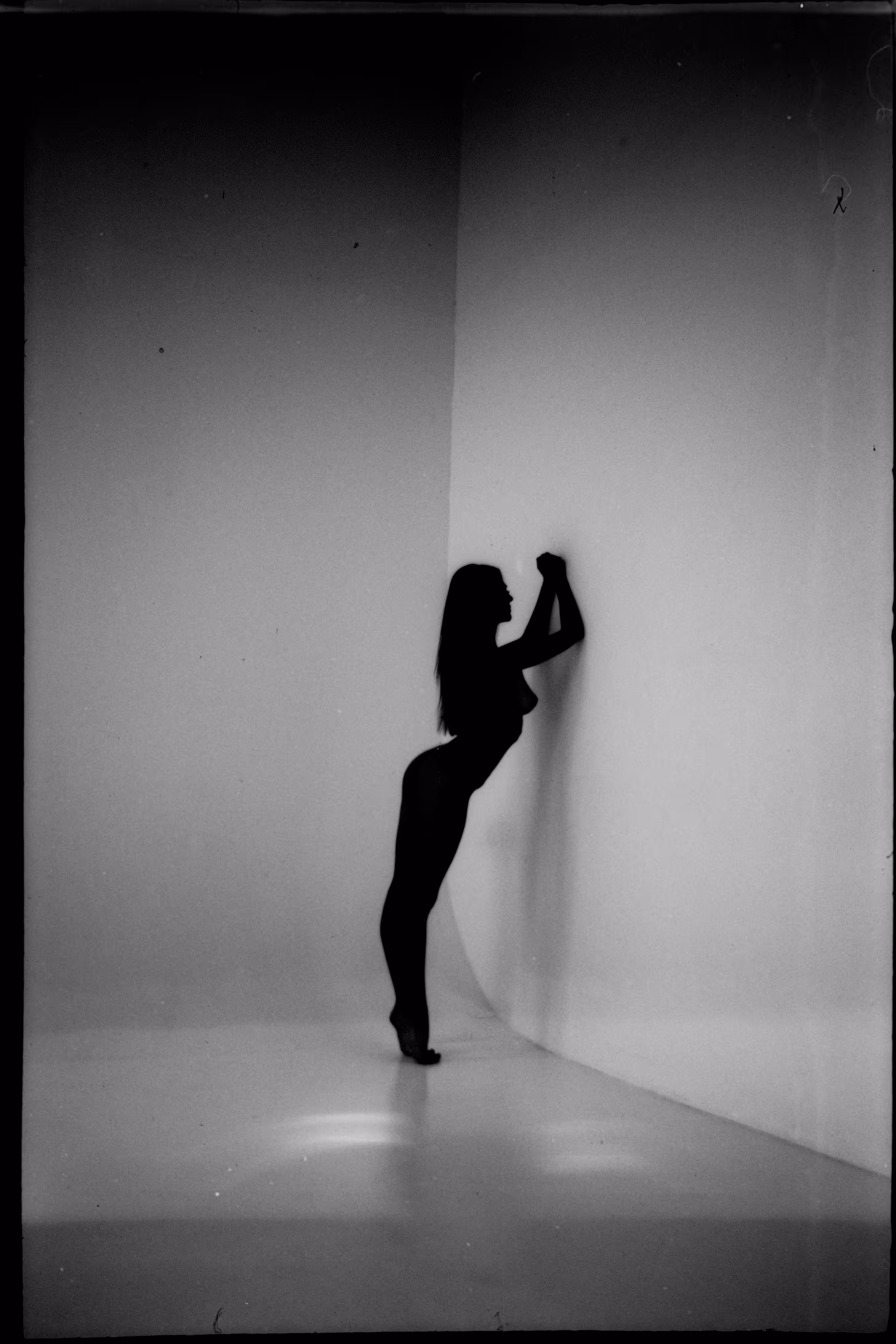 Black on white