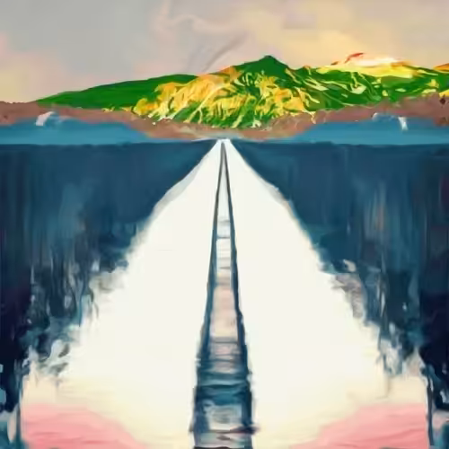 Generated Glitch Landscapes: Generated Glitch Landscape #271