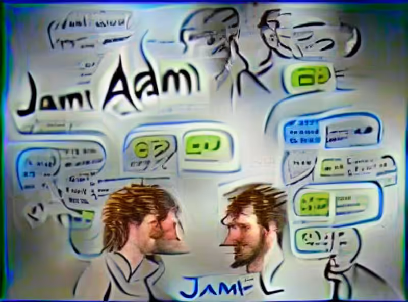 Abraham's First Works: Adam and jamie conversation