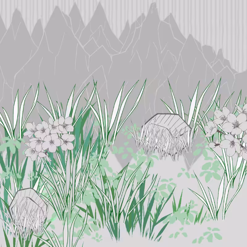 Wild Grass and Rubble #56