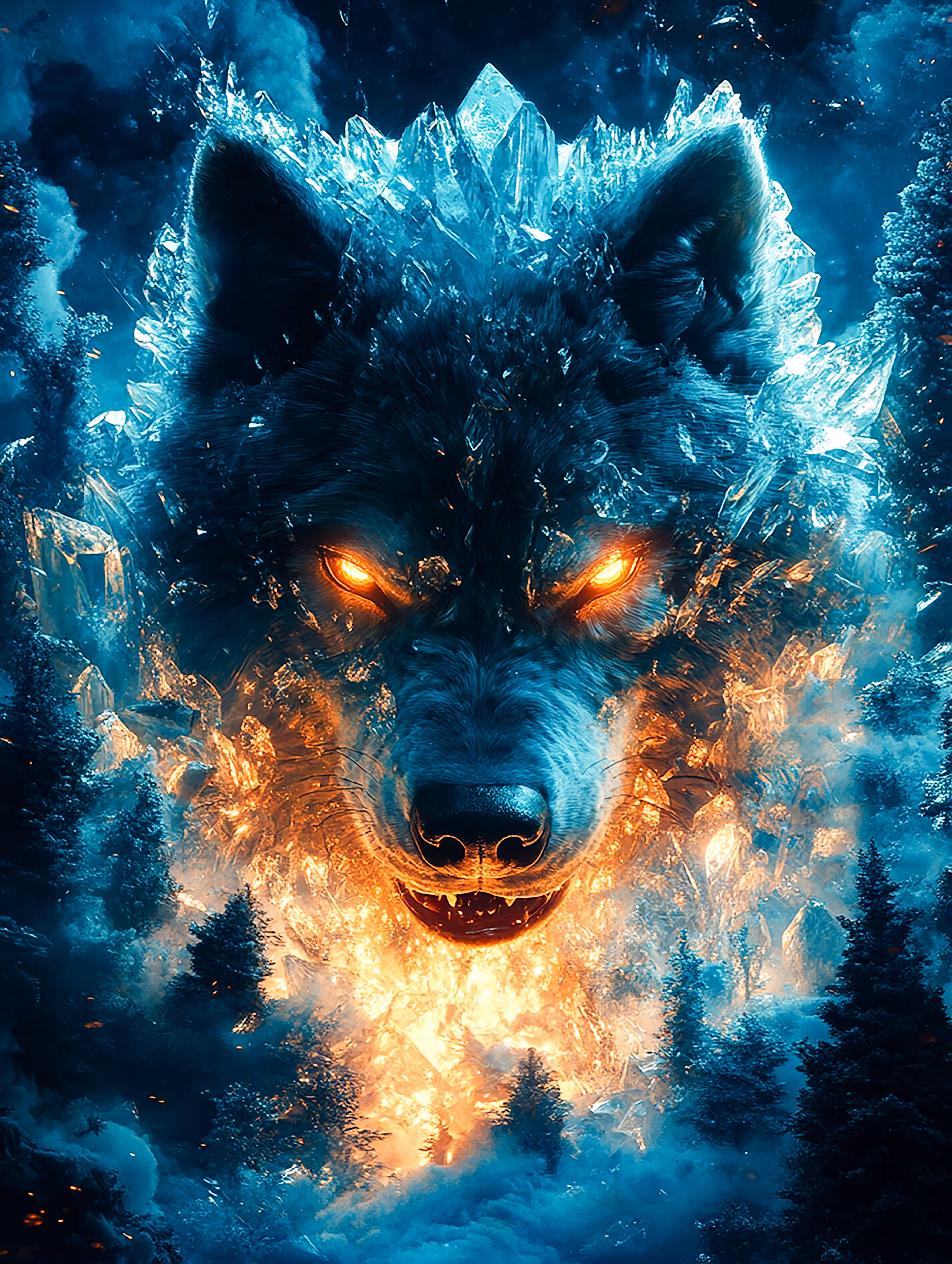 The Grin Of The Crystal Wolf