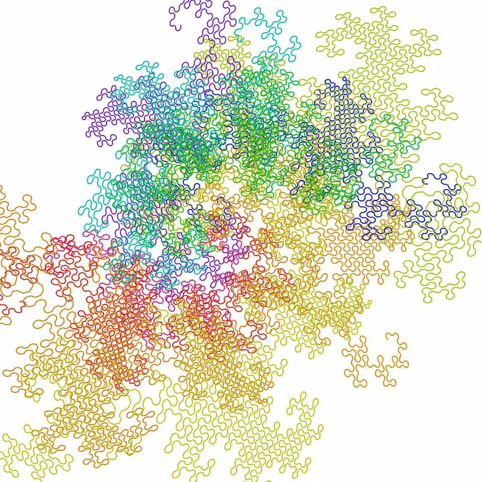 Dragon Curve Vortex #13