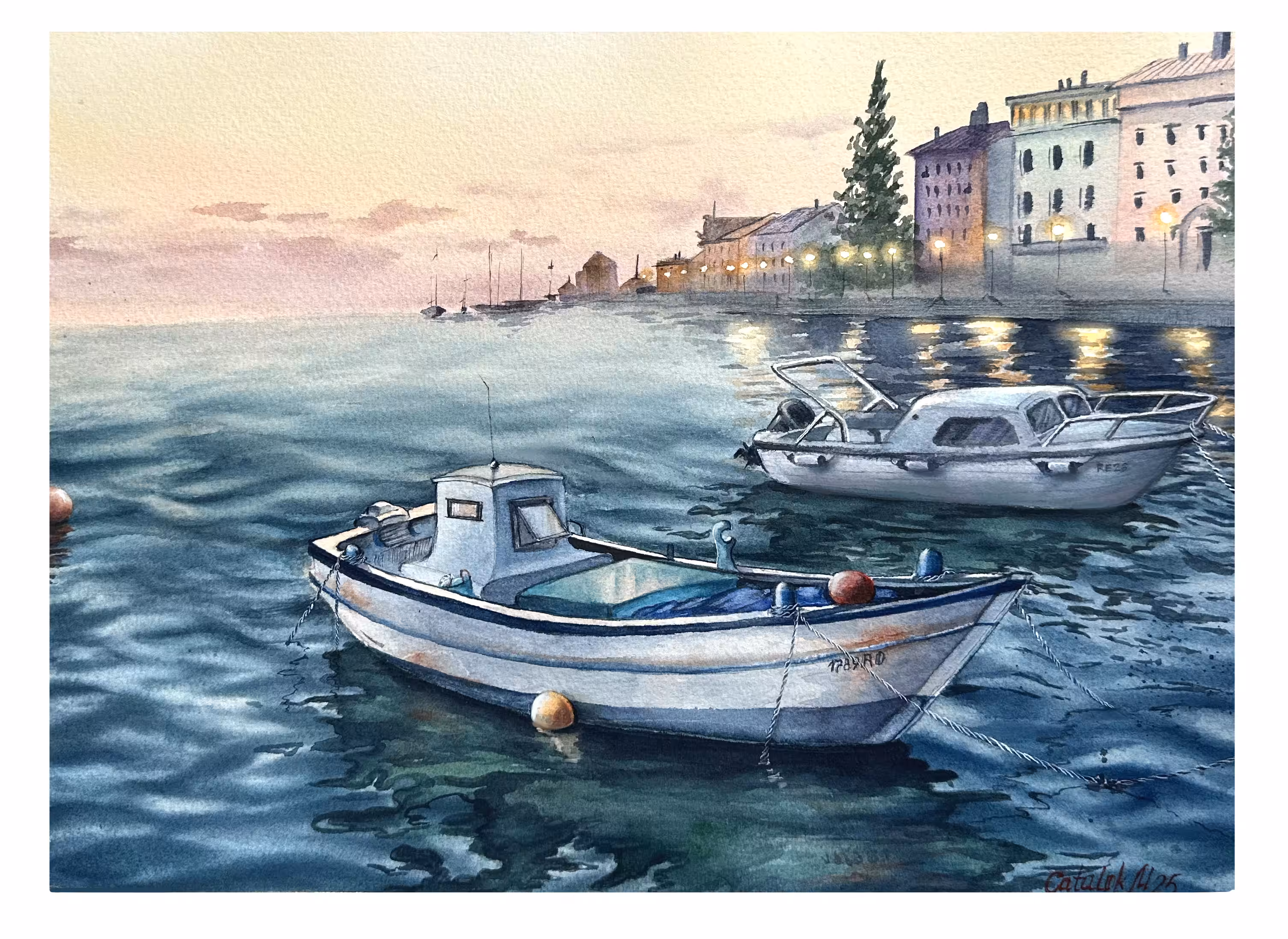 Evening bay