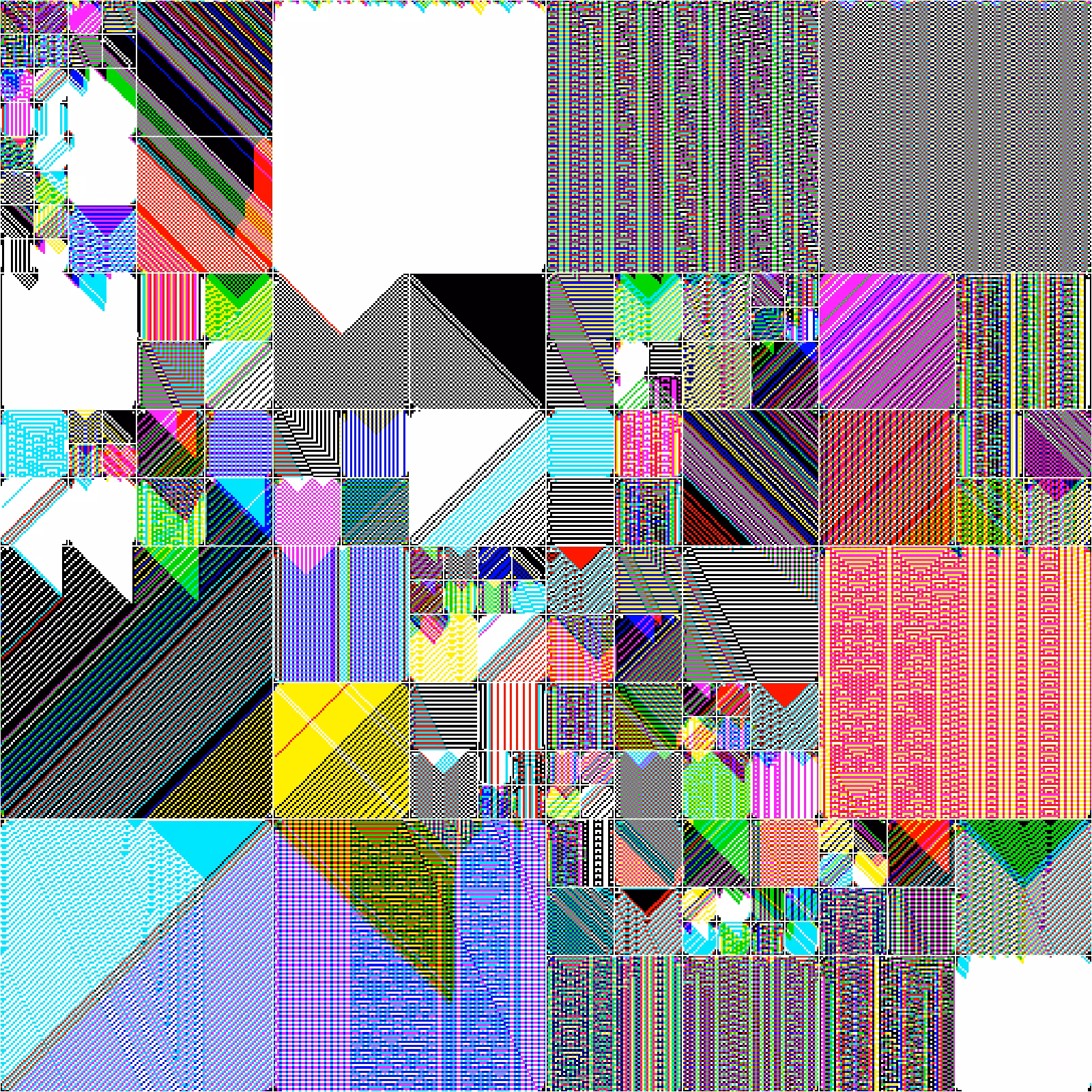 RULES (for Elementary Cellular Automata) #52
