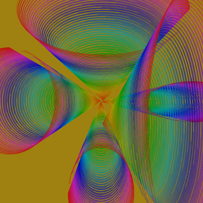 Fibonacci Rainbow Spiral v2 variation 3 #2