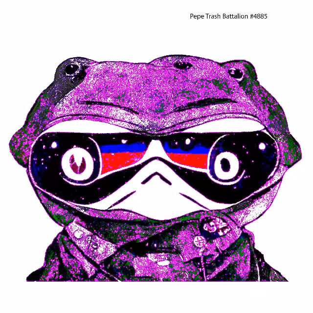 Pepe Trash Battalion #4885 Moon Squad
