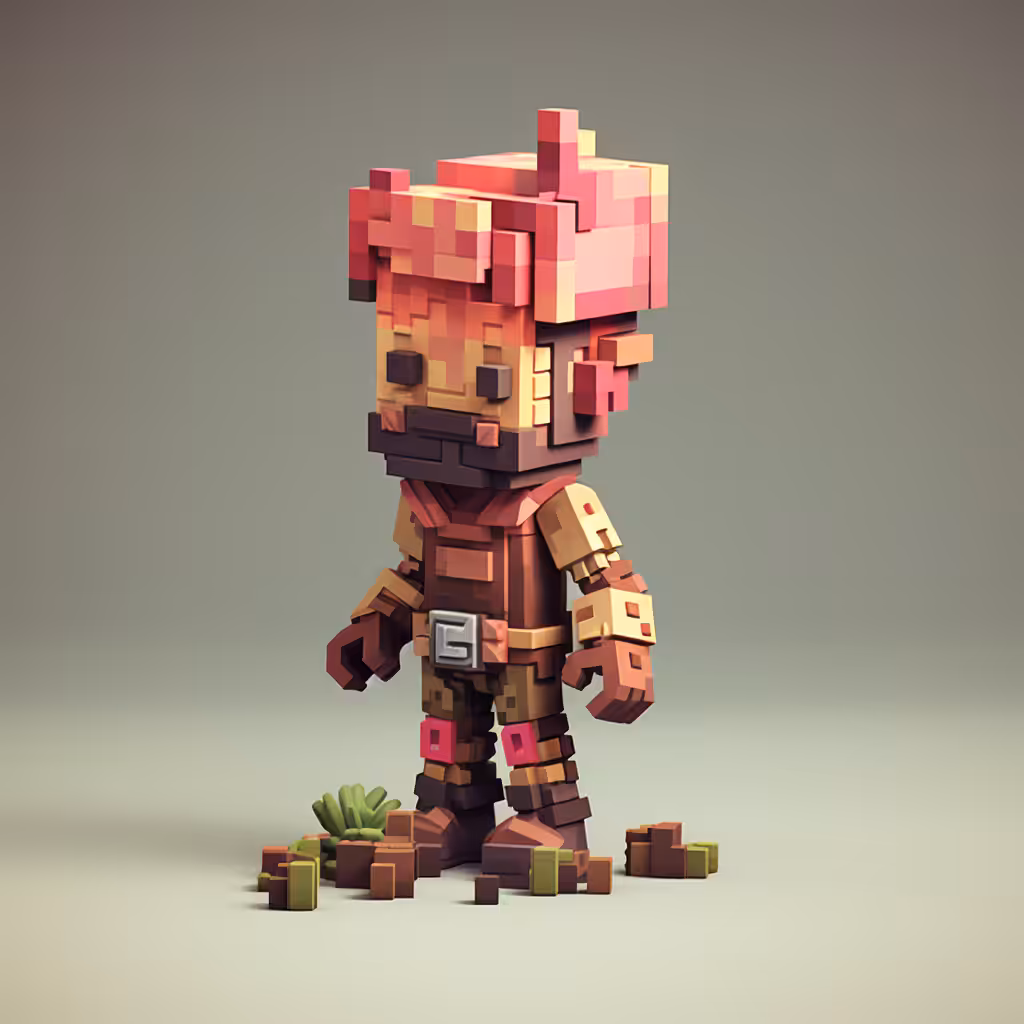 Tez Pixel Figure #62