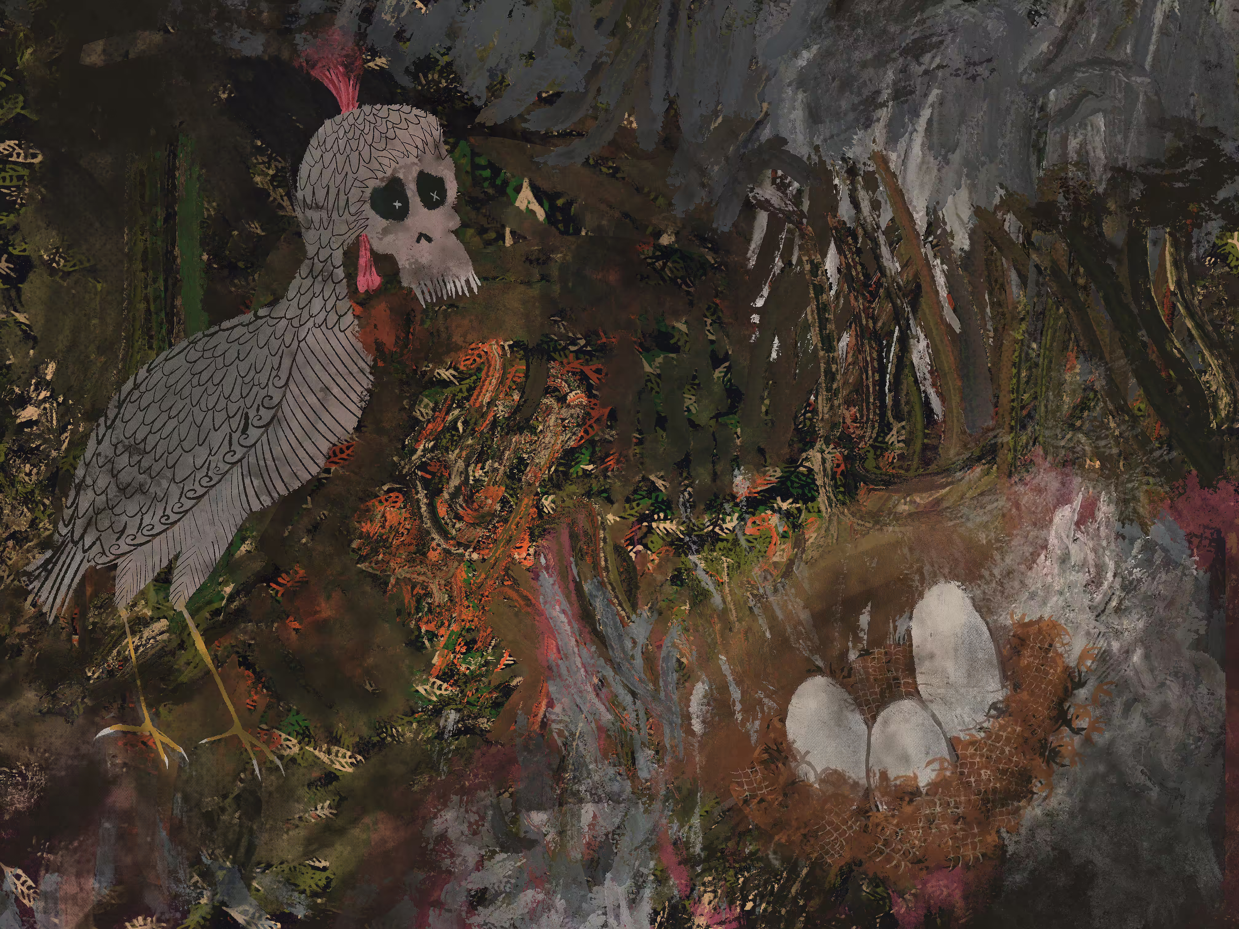 Dense forest dream pidgeon