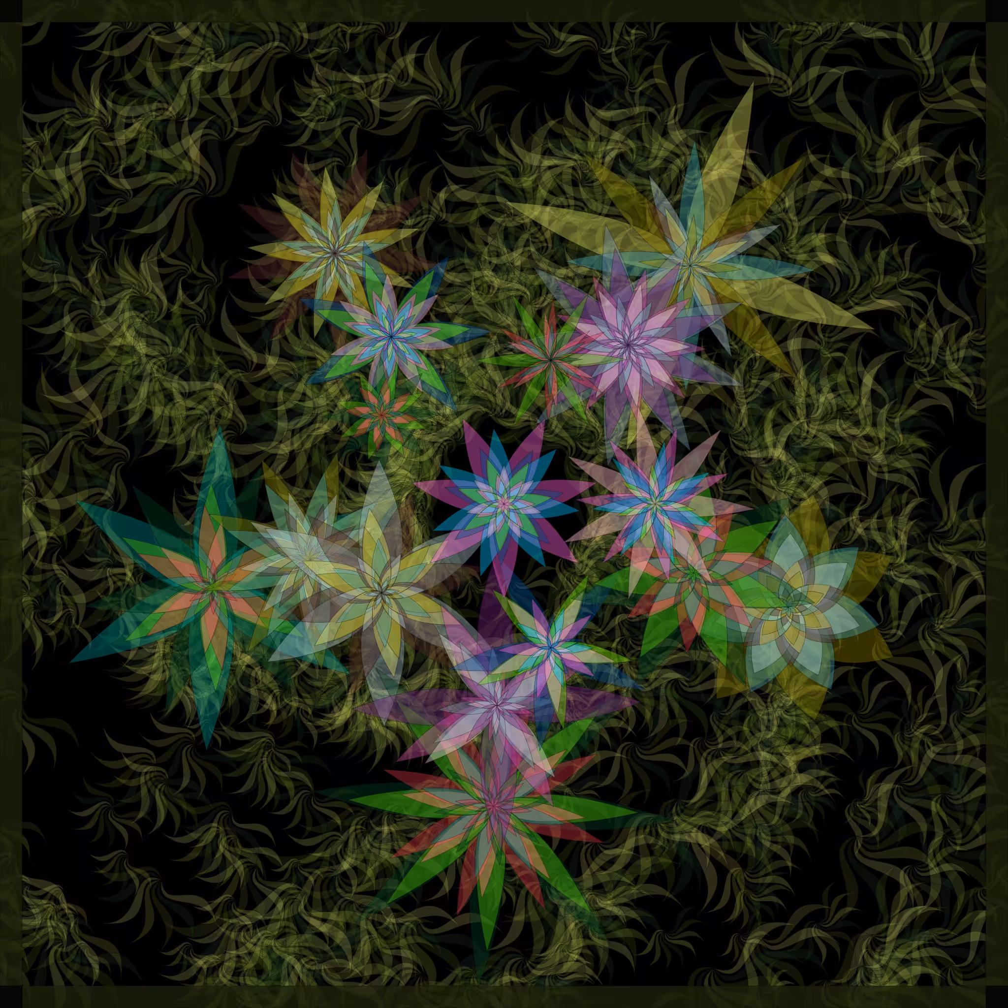 Bezier Garden #53