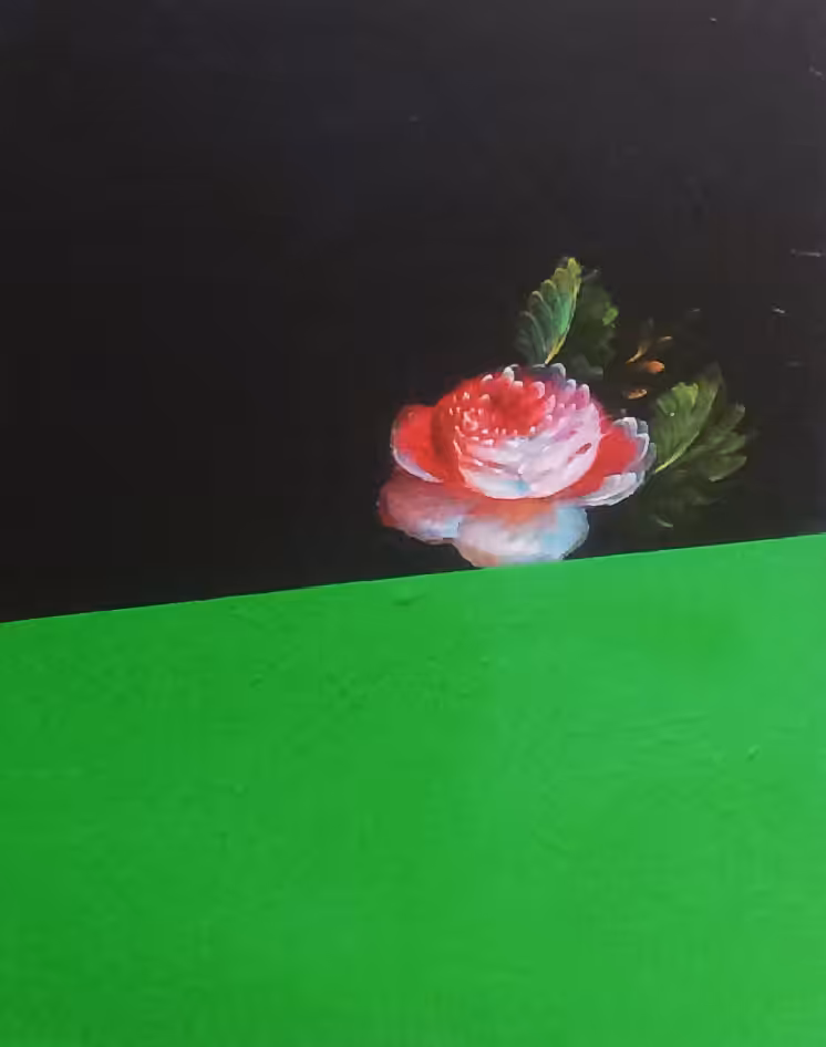 Flowers Blackout Green Dip