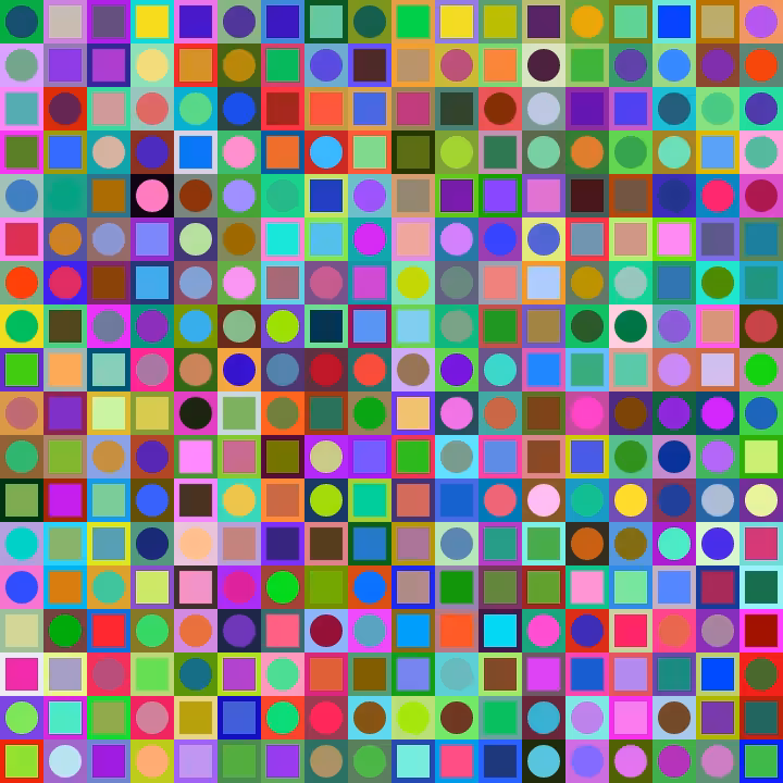 Square Dot Composition #248