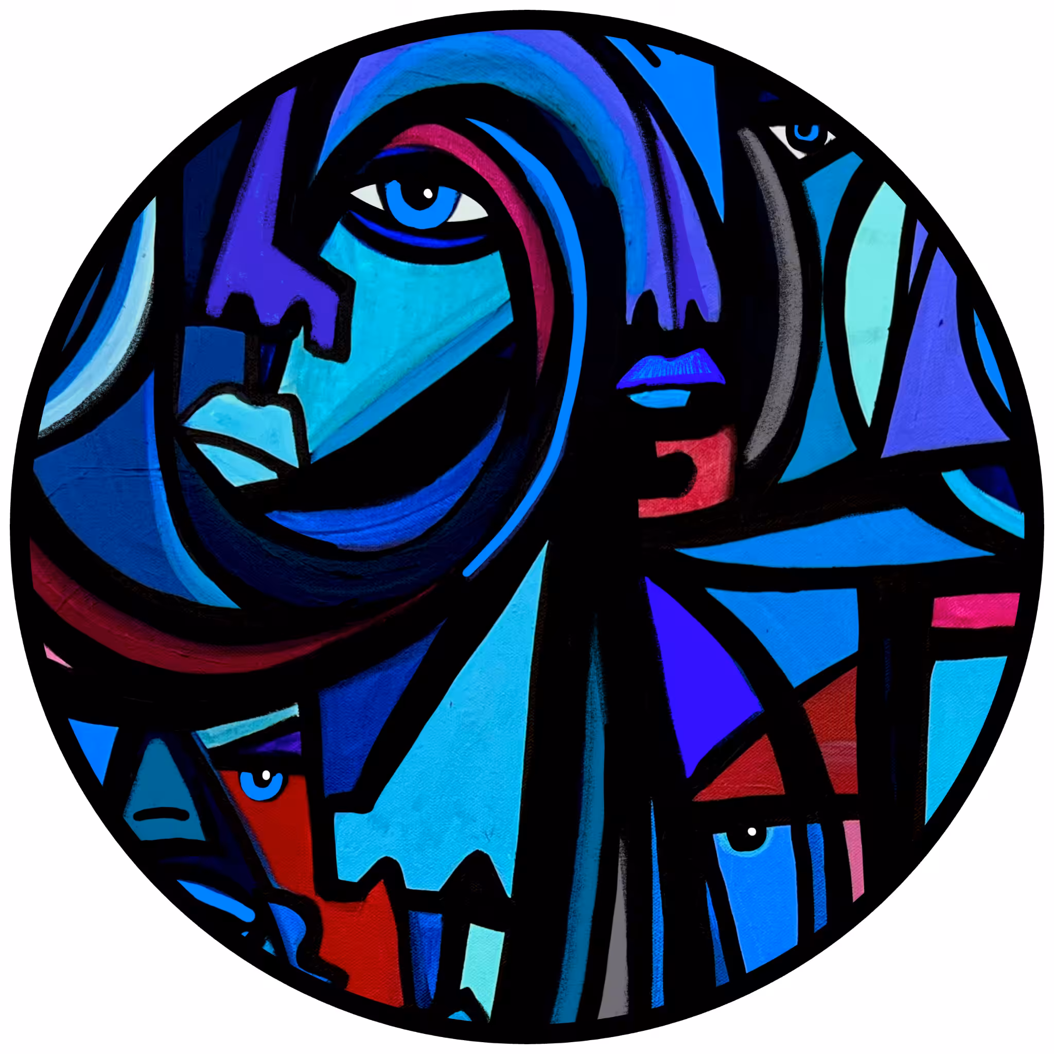 Cubist Circle 130