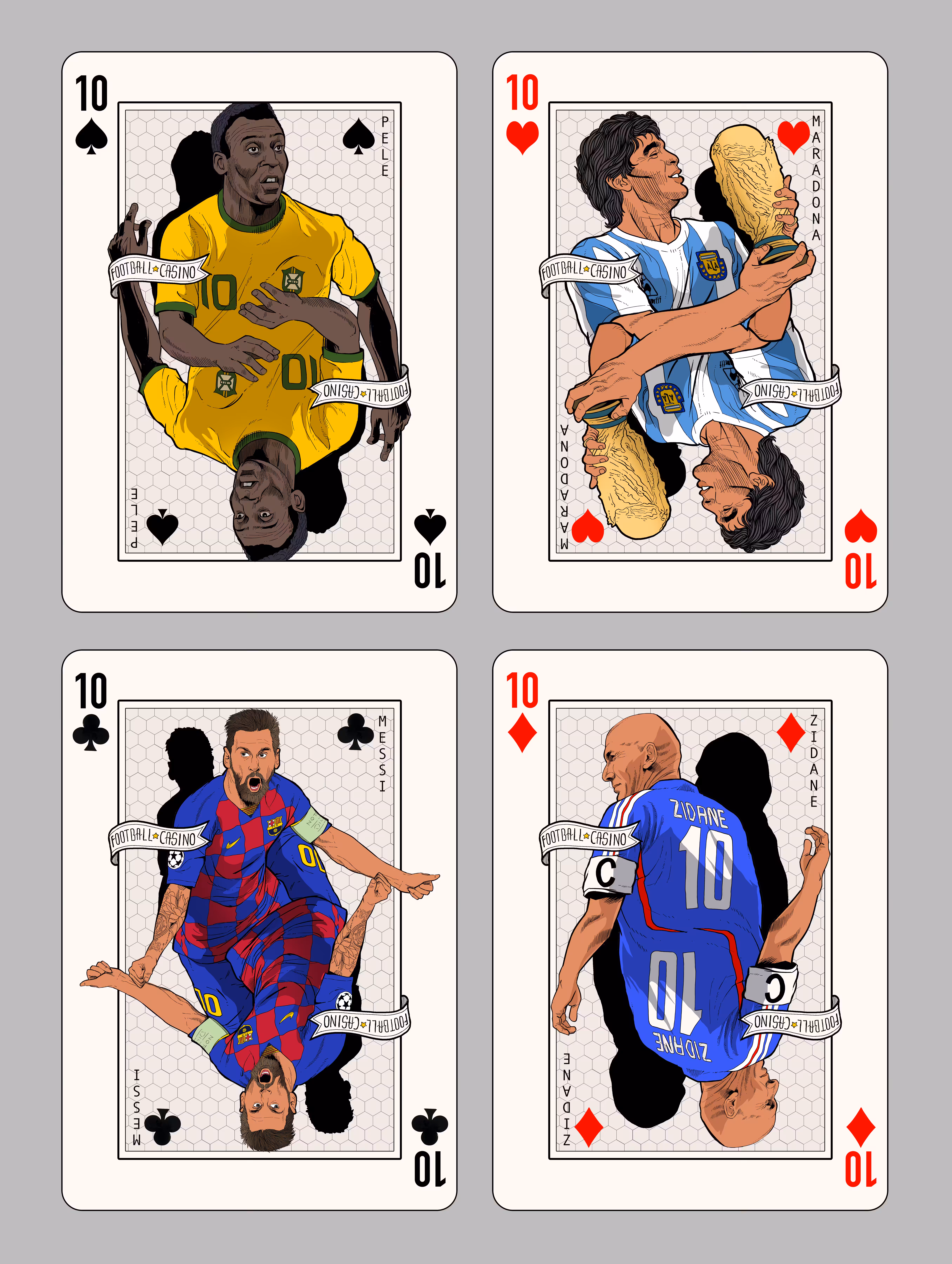 Football casino card