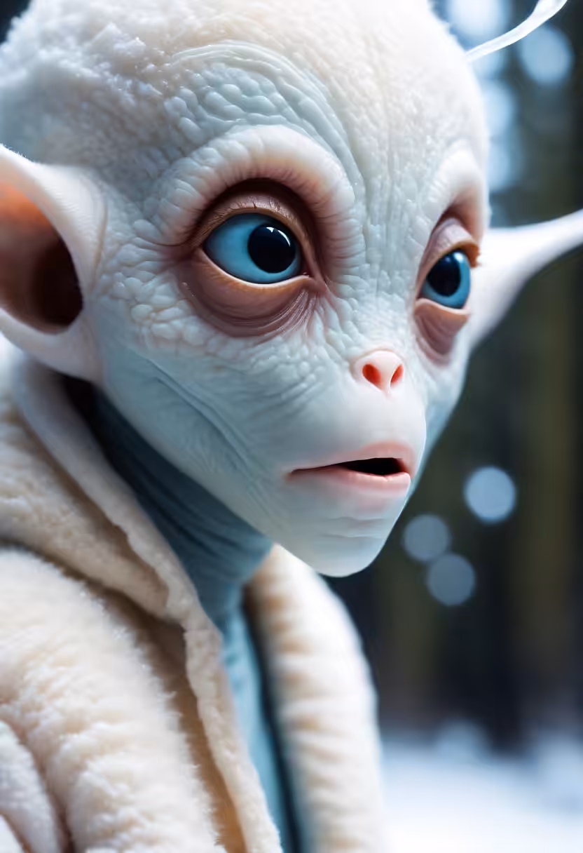 Art in the Age of AI: Winter Visitor