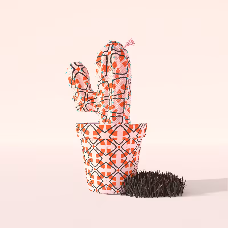 3D Crypto Cacti #38