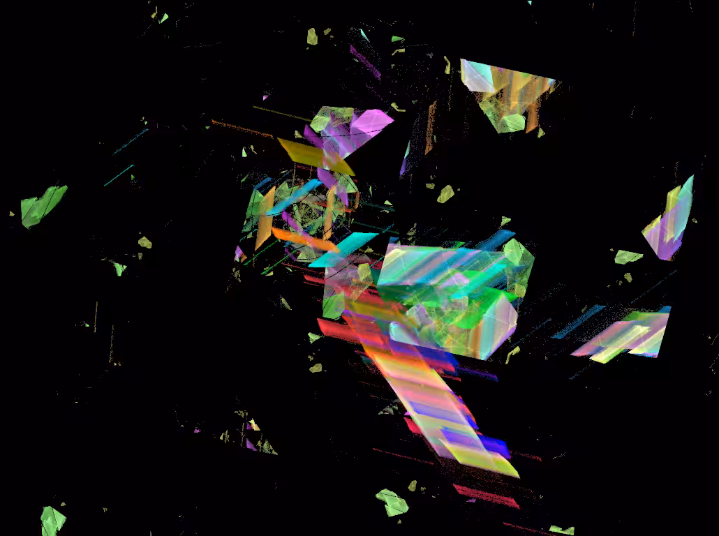 Raw Fractal Series - #026 - Emerald Cut