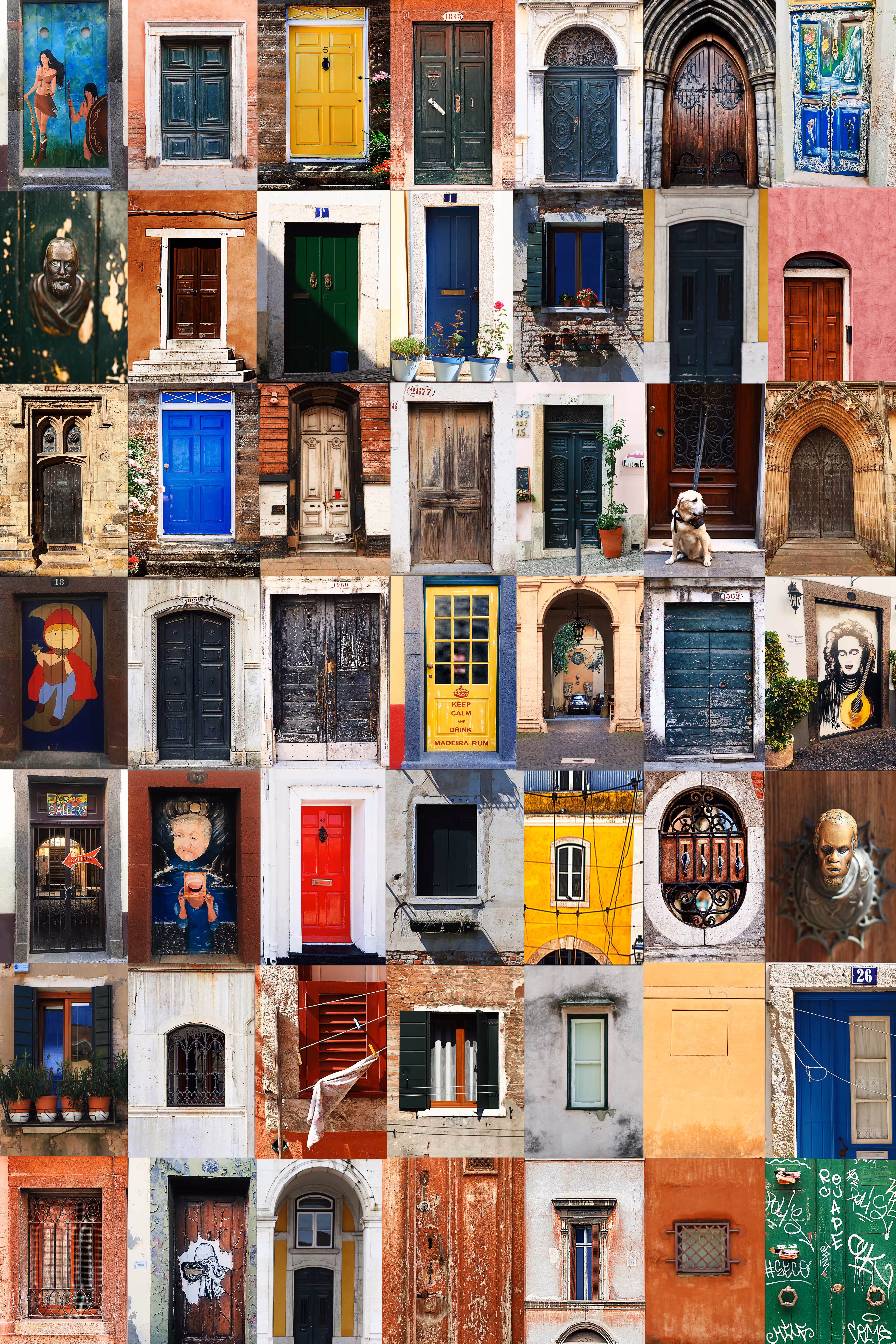 Collection of Windows and Doors